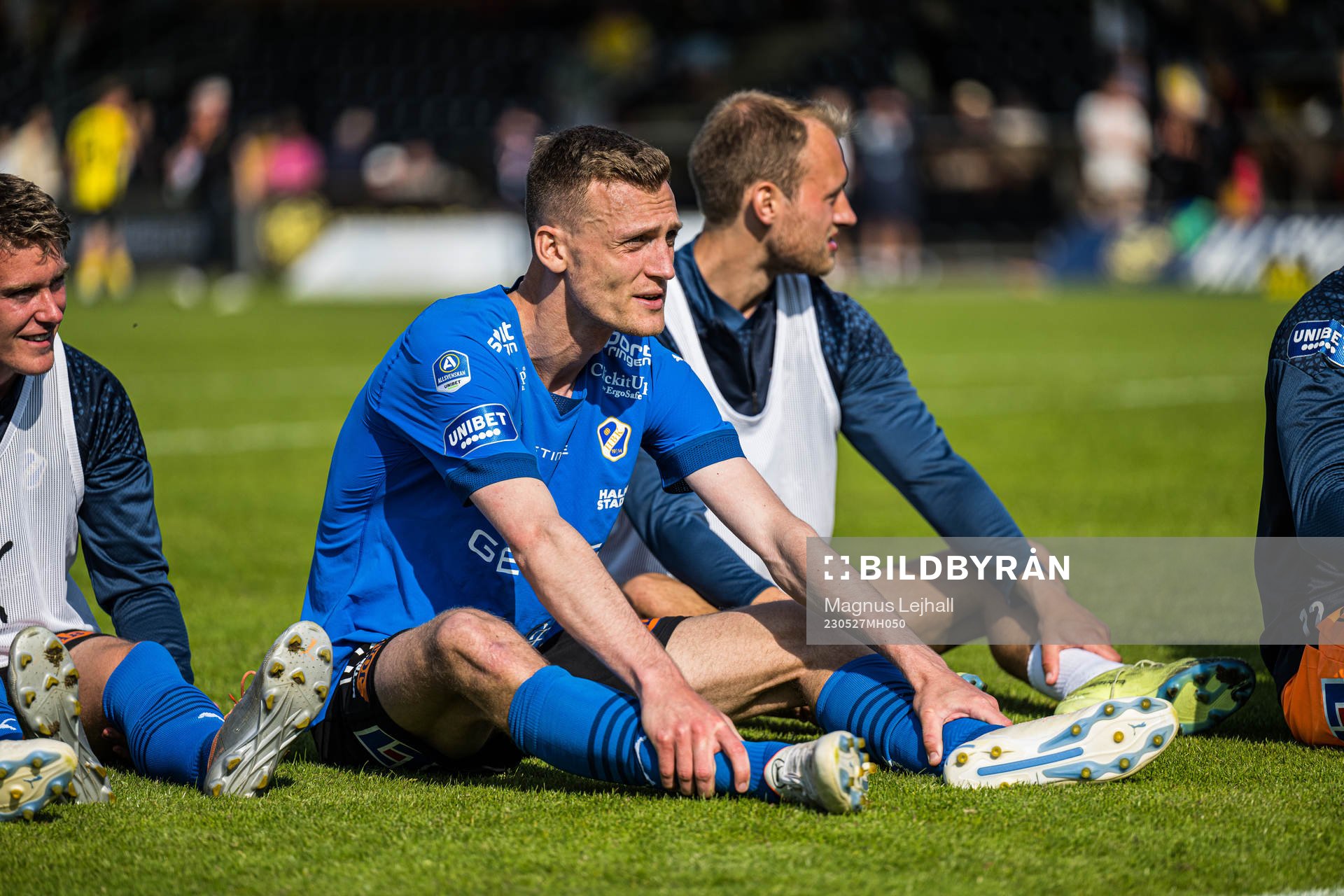 Halmstads Viktor Granath jublar