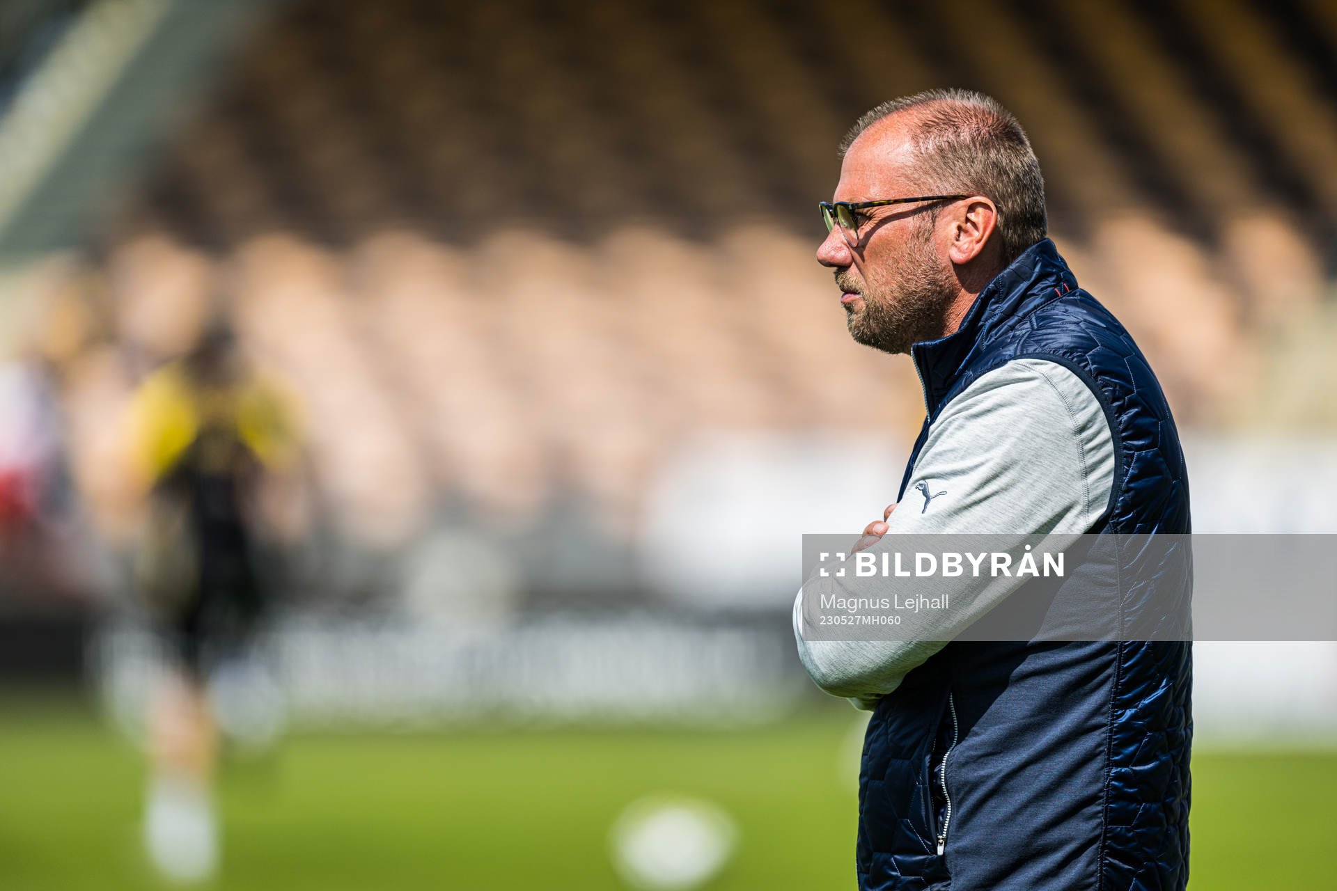 Halmstads tränare Magnus Haglund