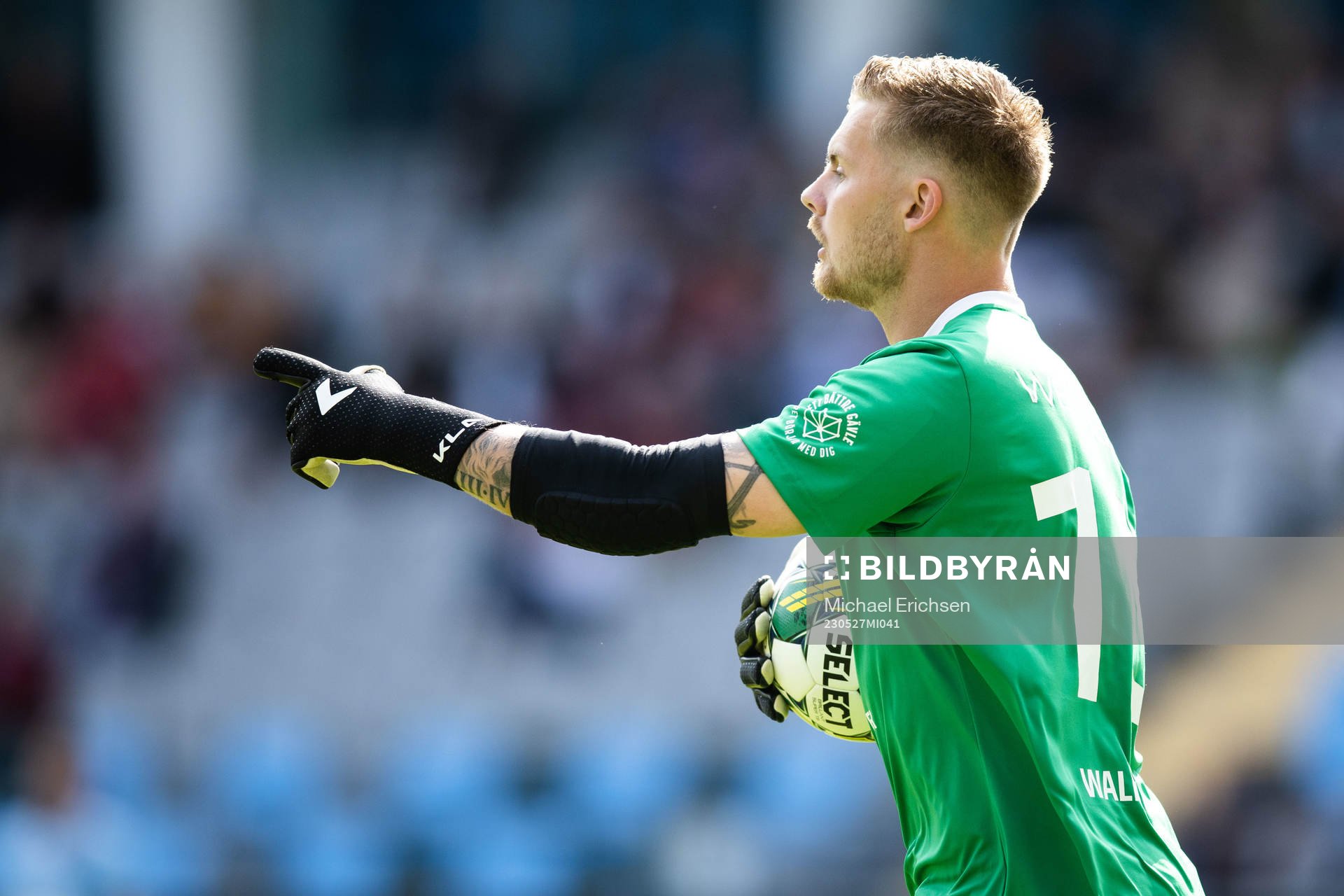Gefles målvakt Robin Wallinder