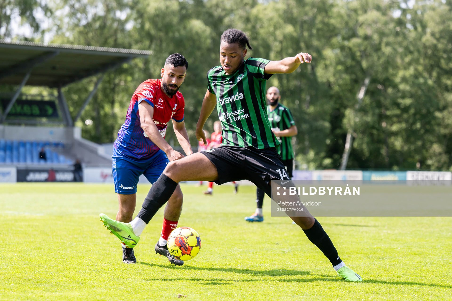 Höganäs Abdullah Al-Wahilat och Högaborgs Adam Touray