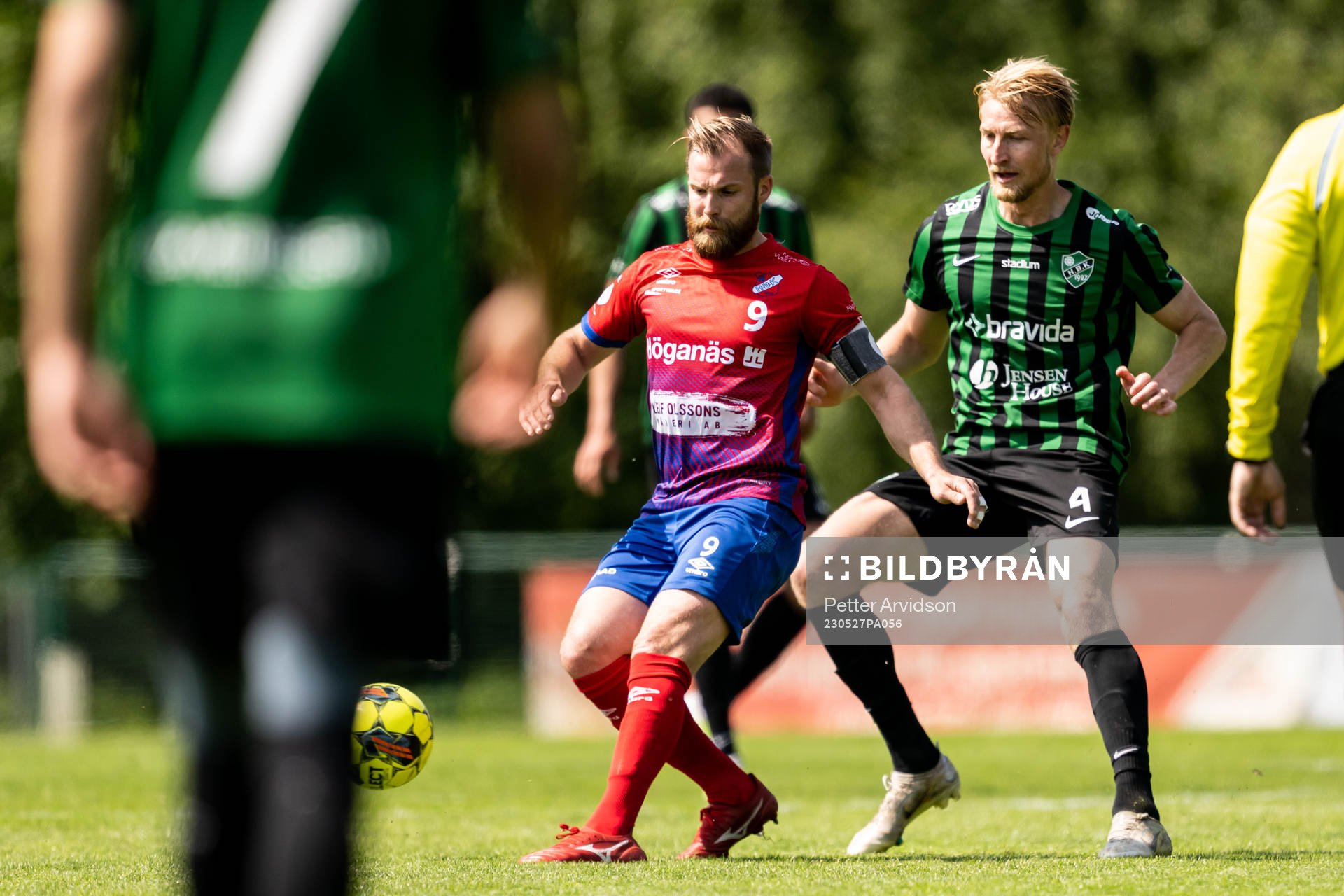 Höganäs Emil Åberg och Högaborgs Viktor Wihlstrand
