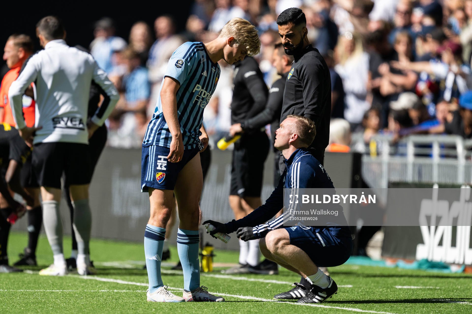 Djurgårdens Lucas Bergvall får vård