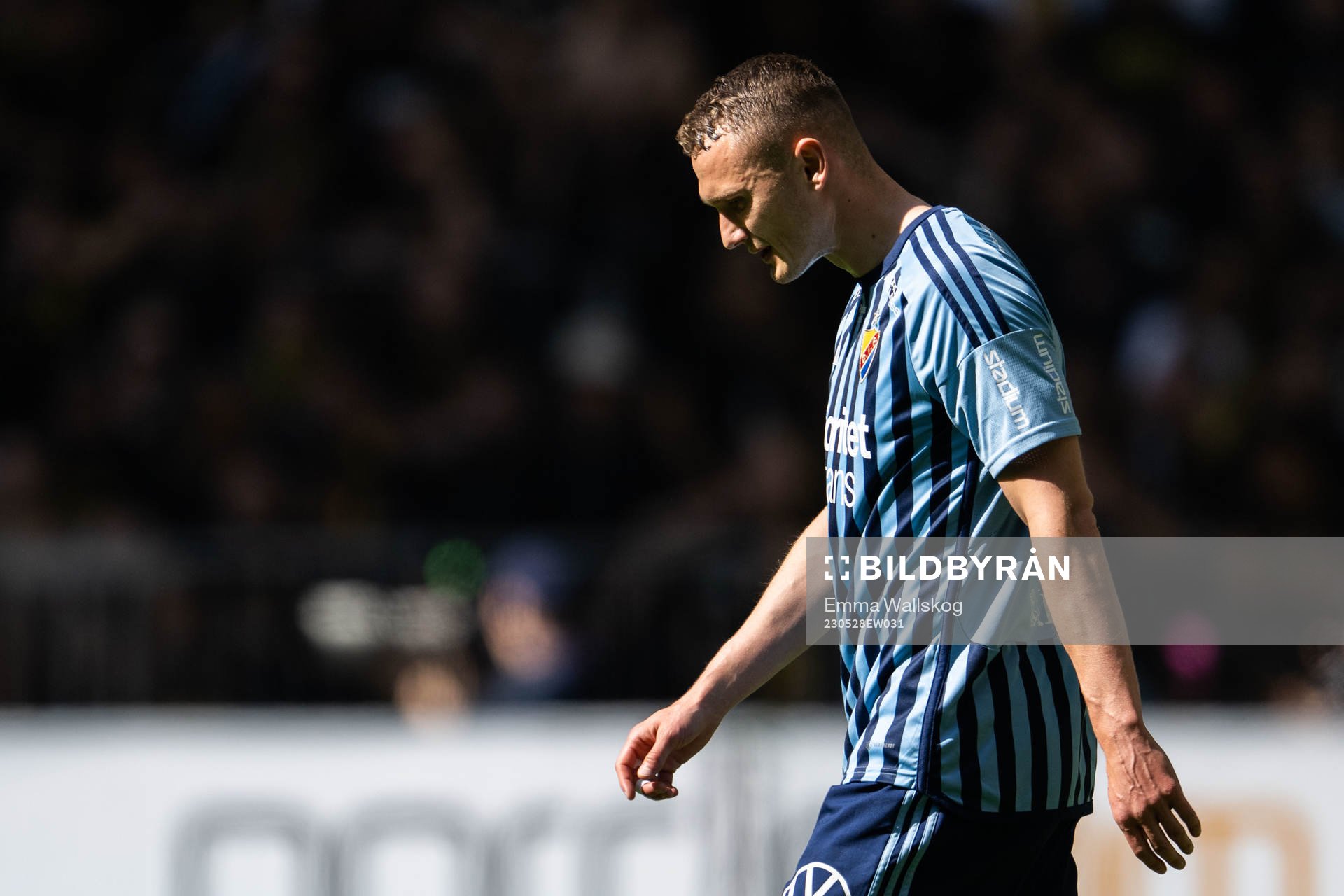 Djurgårdens Piotr Johansson deppar