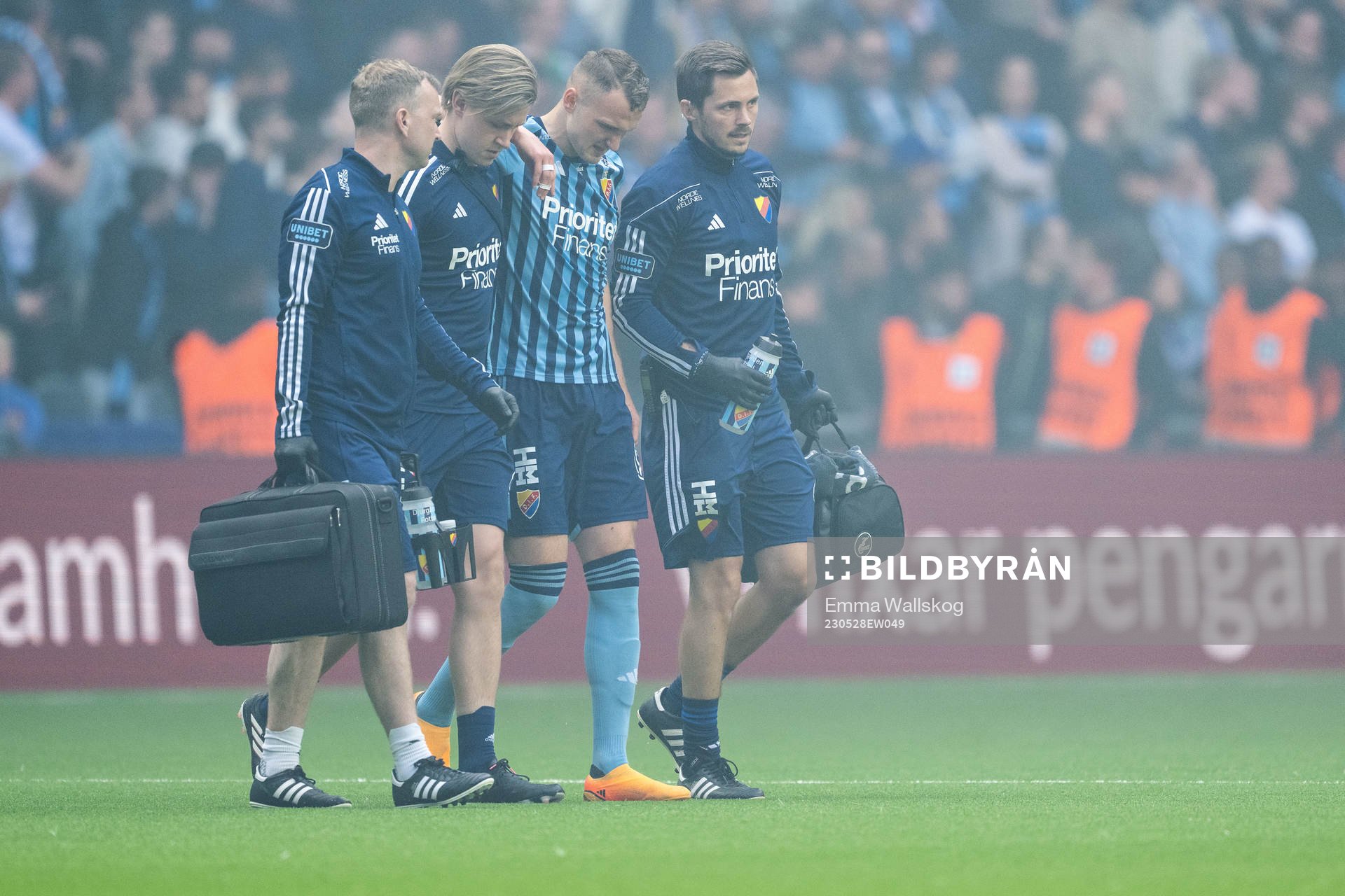 Djurgårdens Piotr Johansson har ont