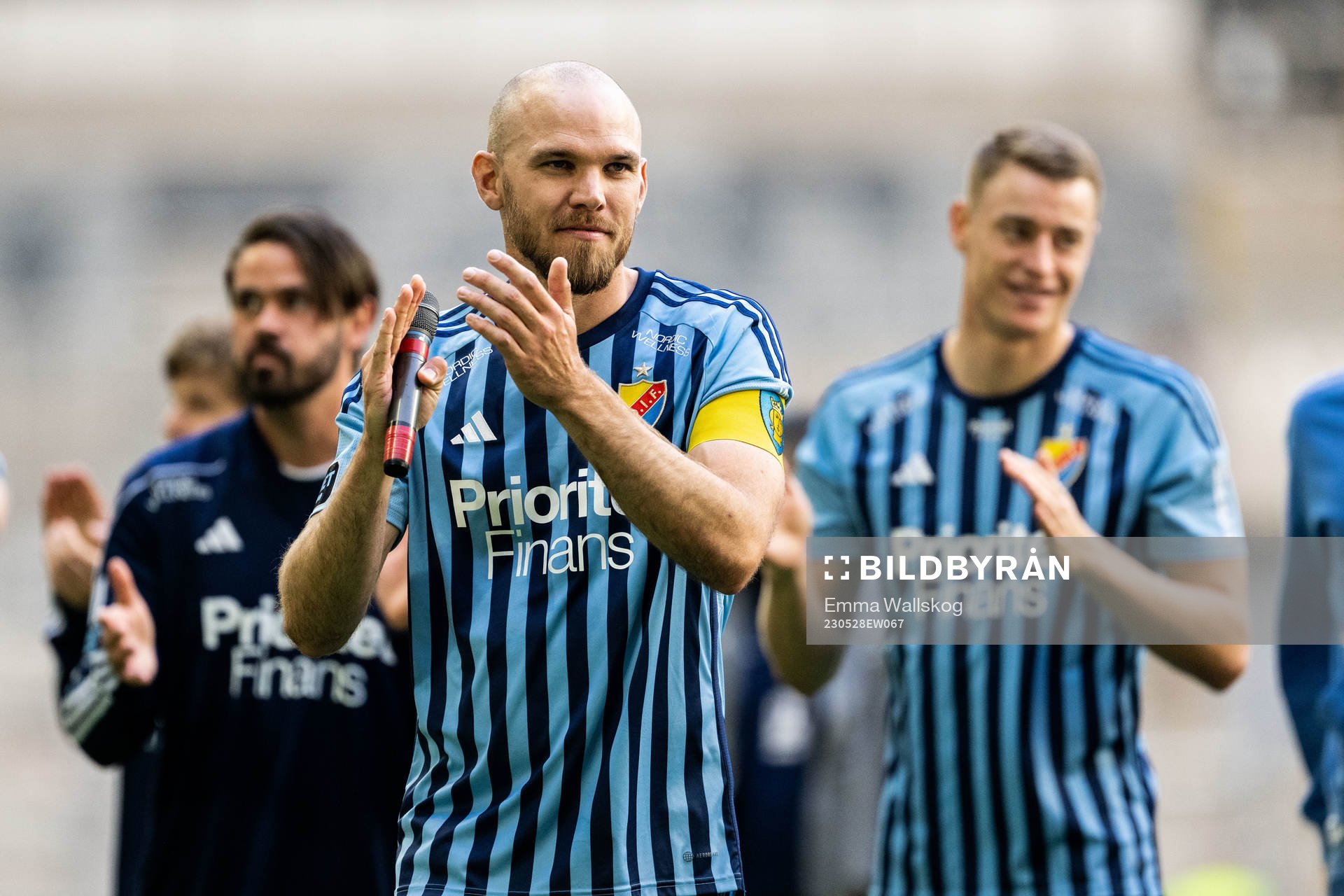 Djurgårdens Marcus Danielson jublar