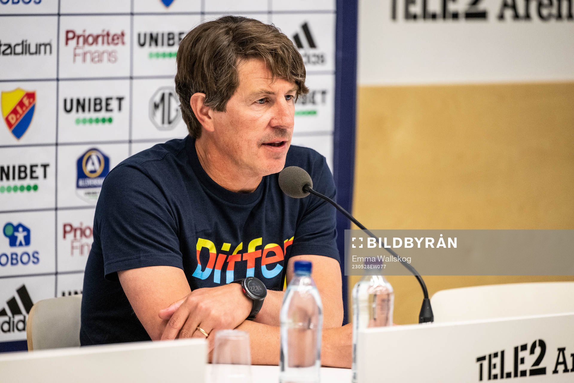 Djurgårdens tränare Thomas Lagerlöf