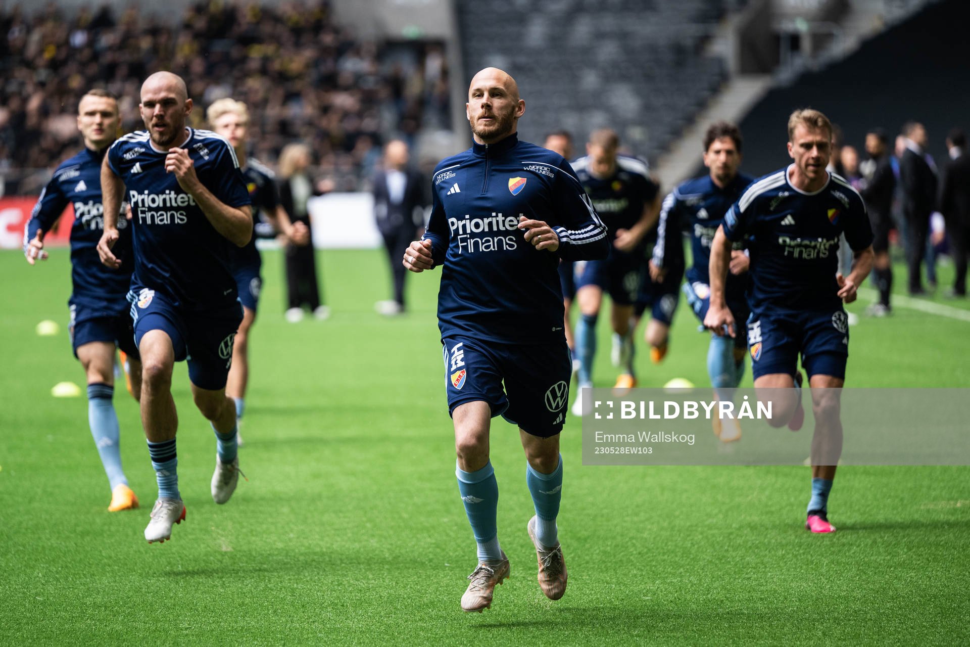 Djurgårdens Marcus Danielson, Magnus Eriksson och Rasmus