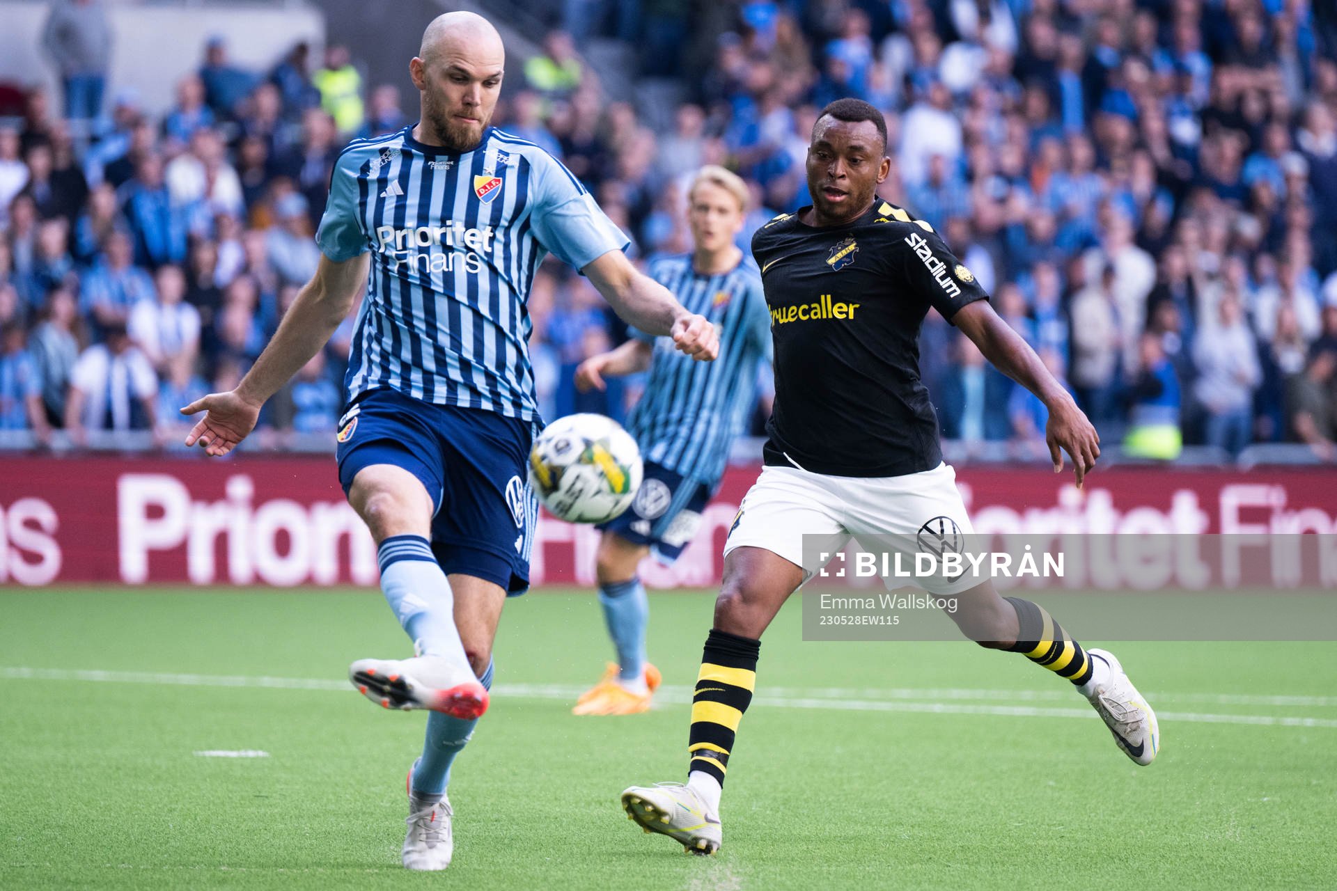 Djurgårdens Marcus Danielson och AIKs Abdussalam Magashy