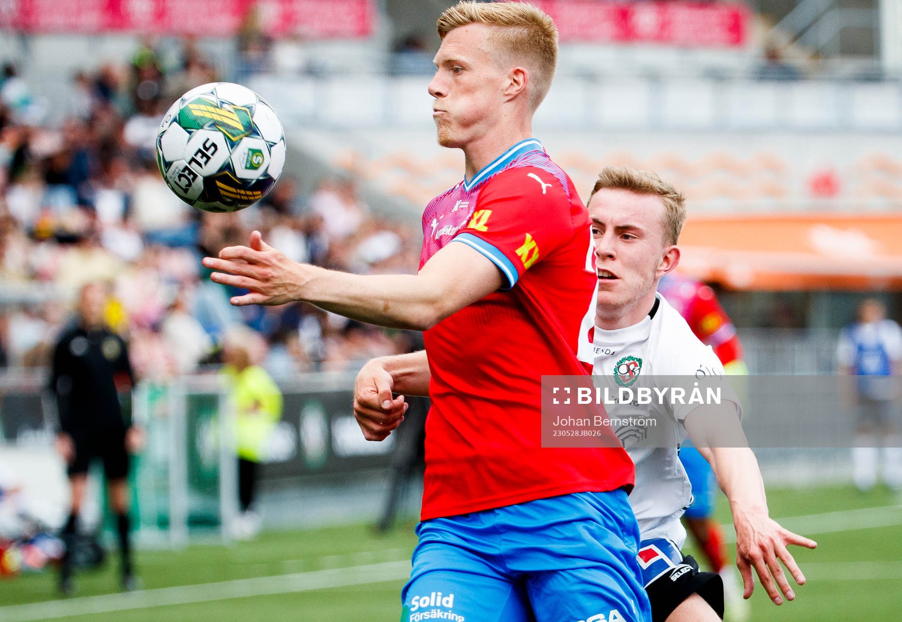 Helsingborgs Emil Hellman och Örebros Valgeir Valgeirsson