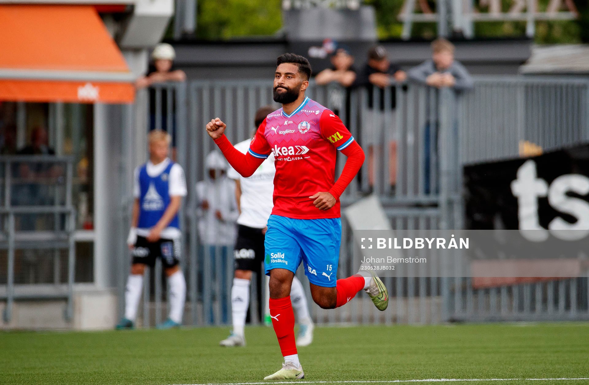 Helsingborgs Amin Al-Hamawi jublar
