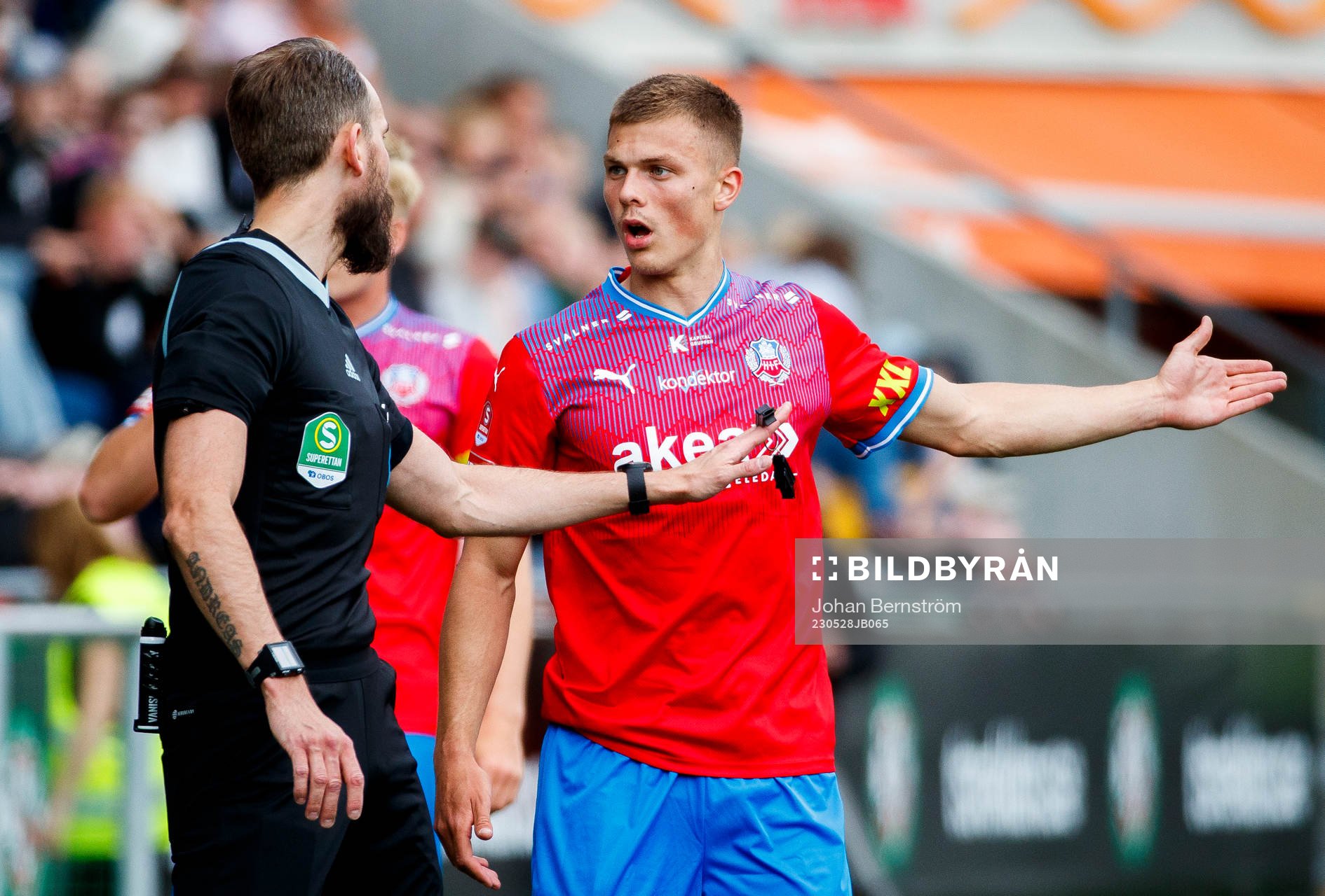 Helsingborgs Erik Ring reagerar