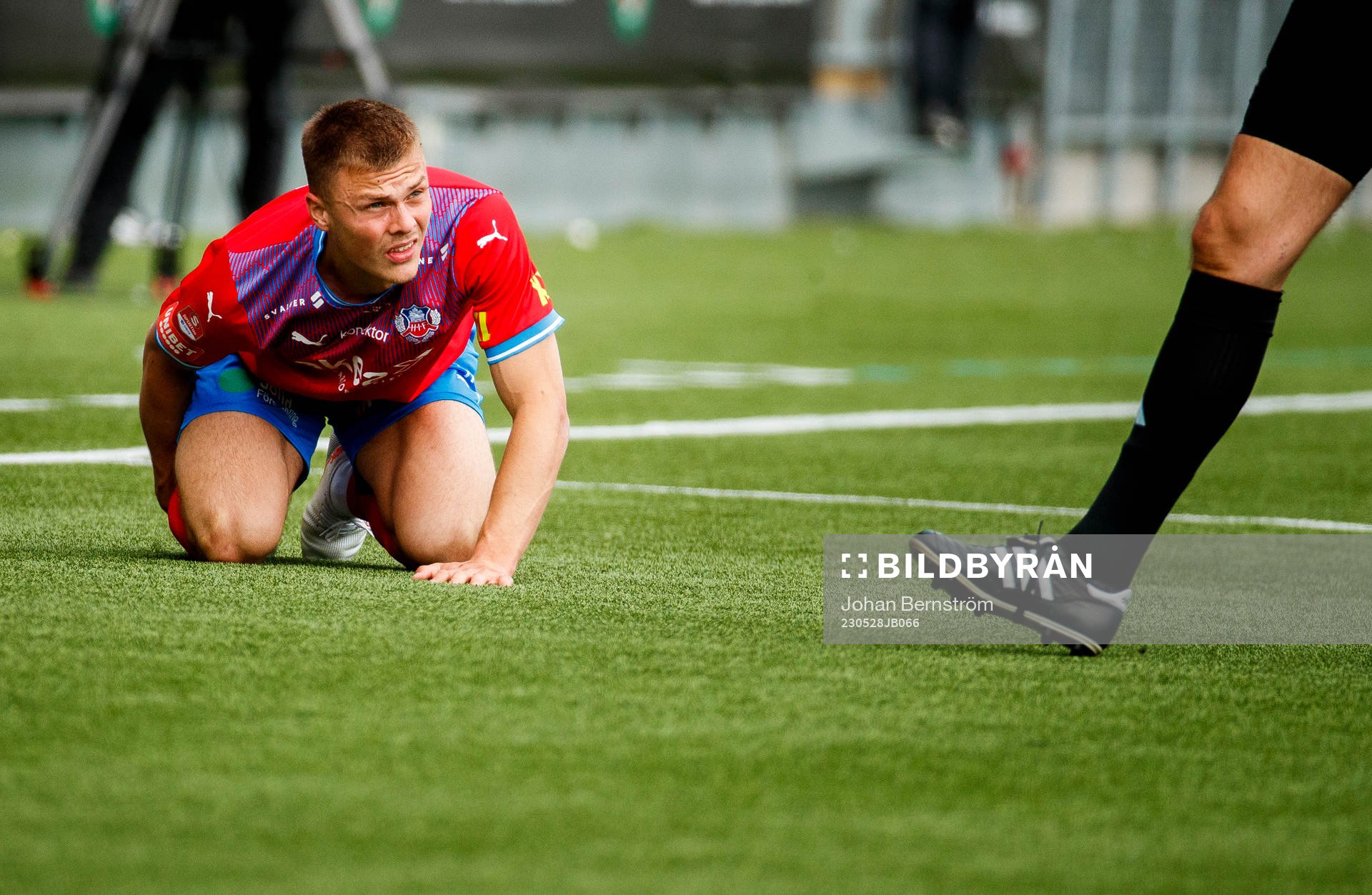Helsingborgs Erik Ring reagerar