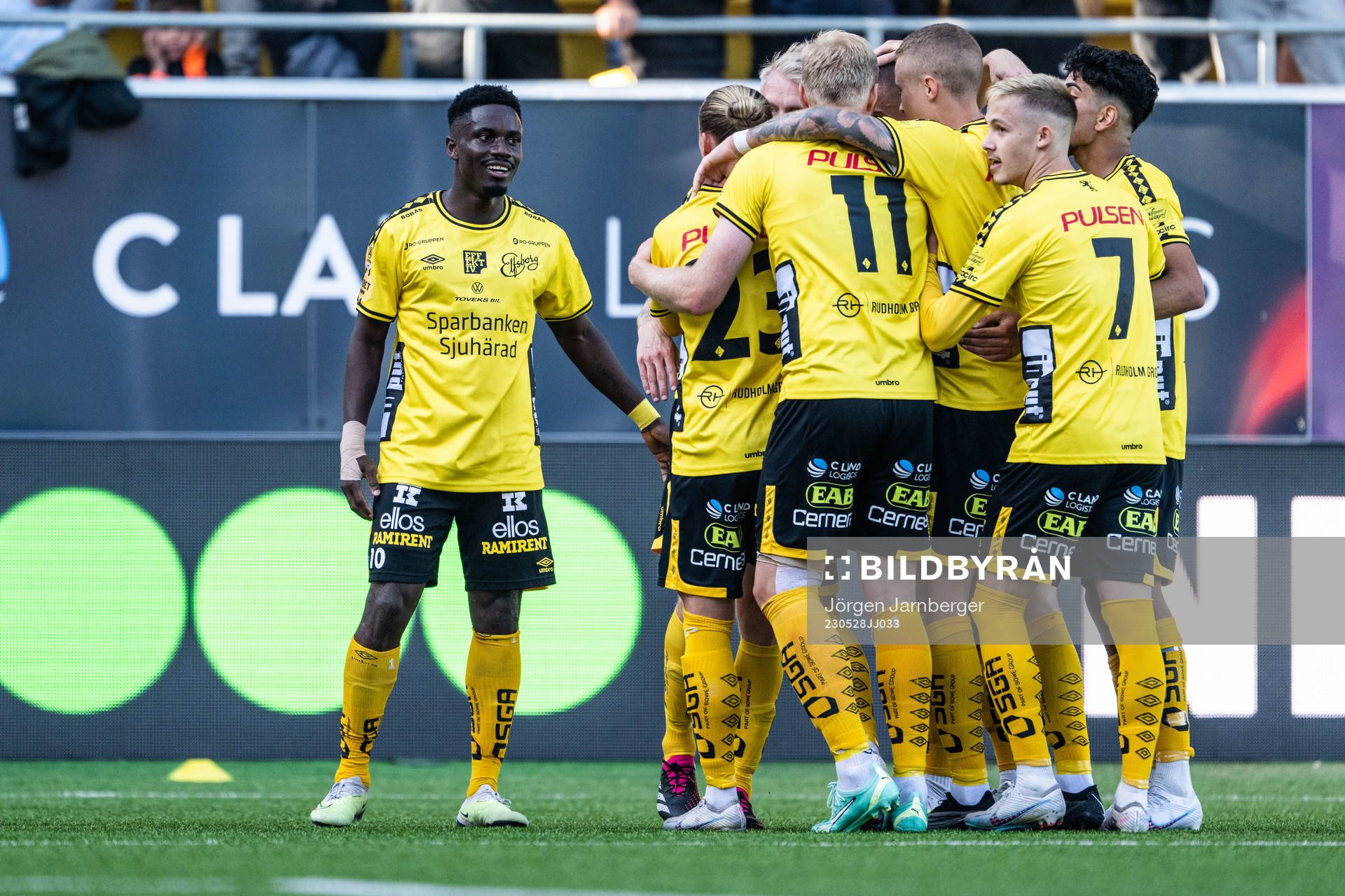 Elfsborgs spelare jublar