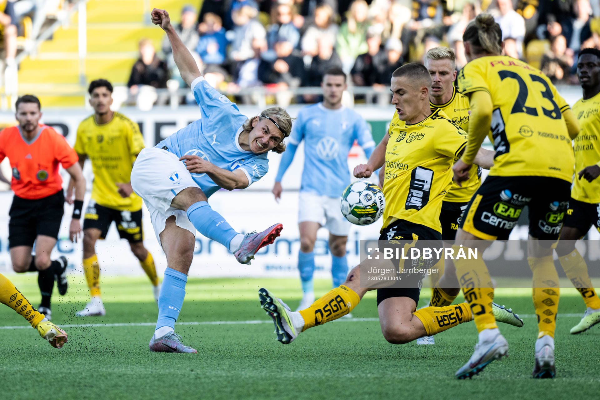 Malmö FFs Sebastian Nanasi och Elfsborgs Gustaf Lagerbielke