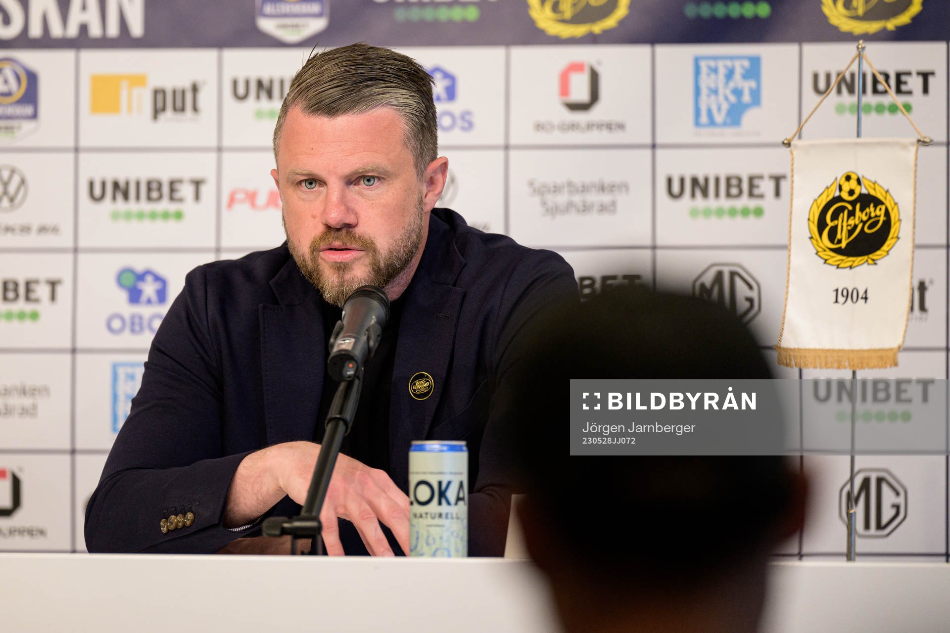 Elfsborgs manager Jimmy Thelin