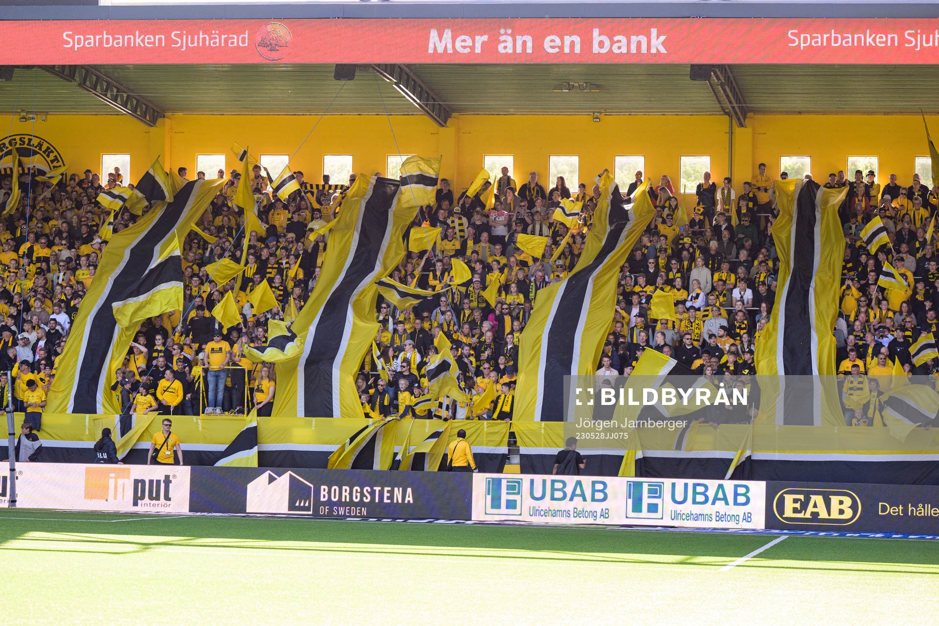 Elfsborgs supportrarnas tifo