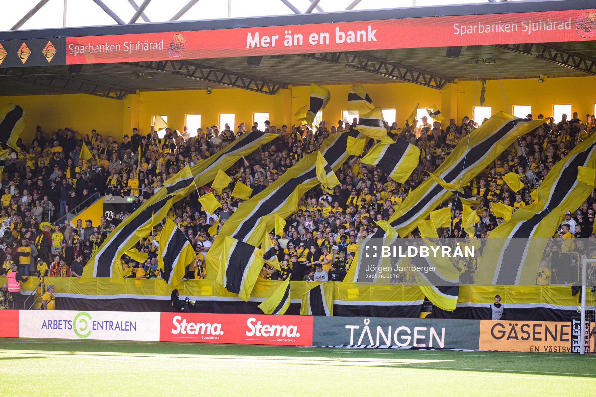 Elfsborgs supportrarnas tifo