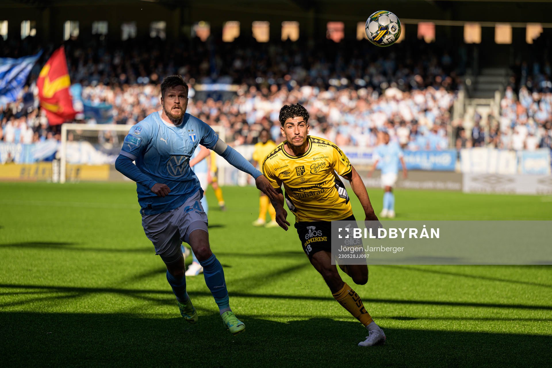 Malmö FFs Lasse Nielsen och Elfsborgs Ahmed Qasem