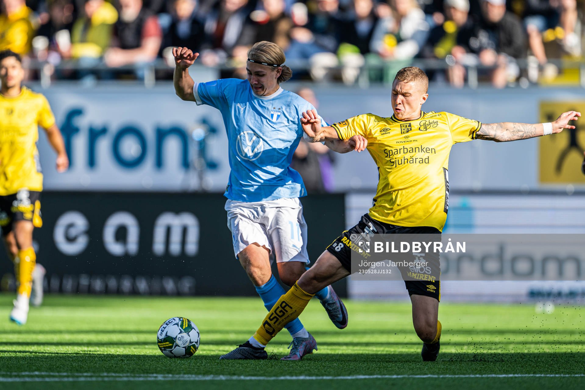 Malmö FFs Sebastian Nanasi och Elfsborgs Sebastian Holmen