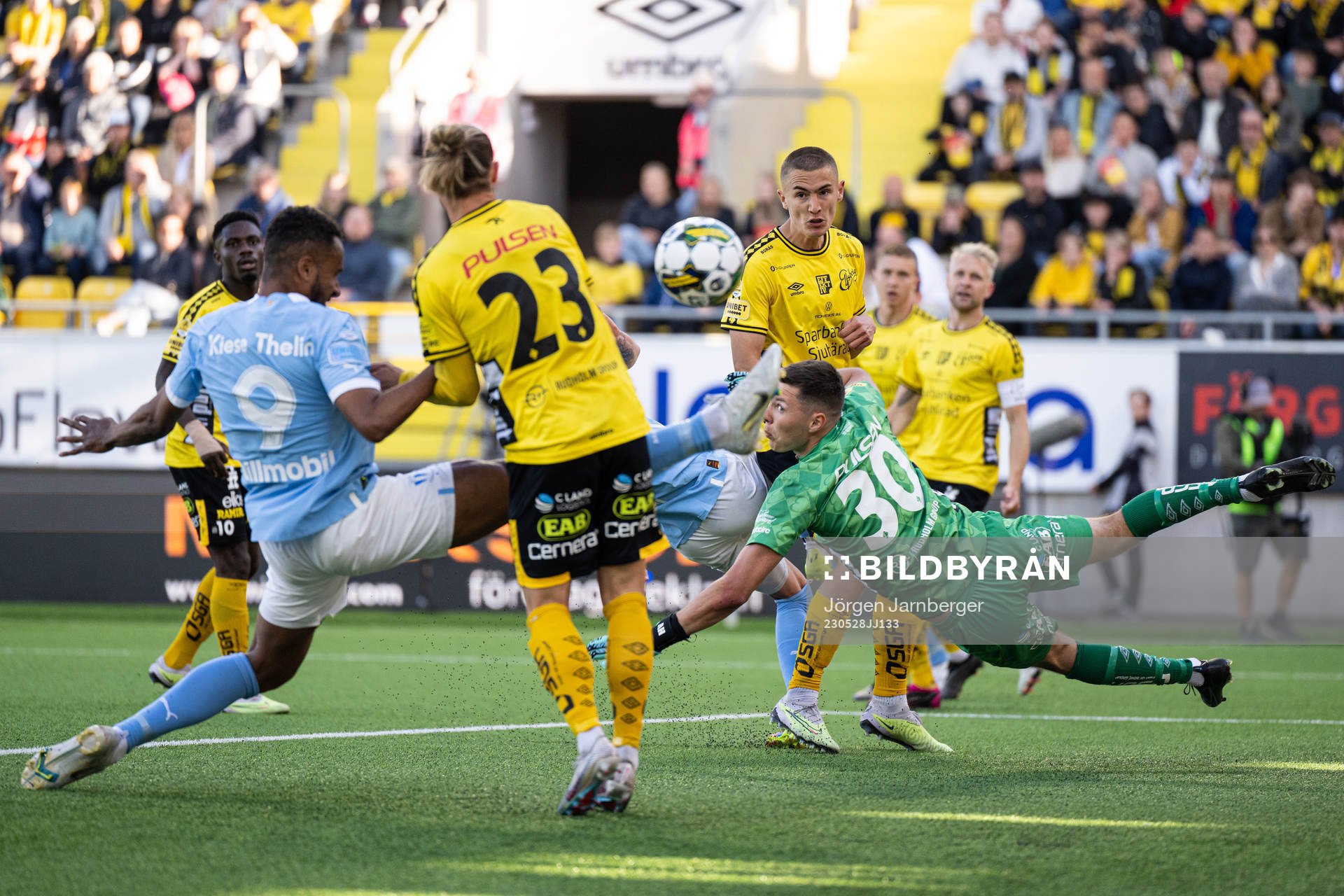 Elfsborgs Gustaf Lagerbielke och målvakt Hakon Valdimarsson