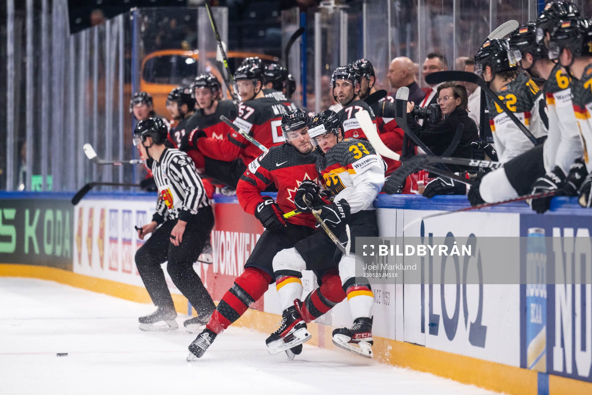 Samuel Blais of Canada and John Peterka of Germany