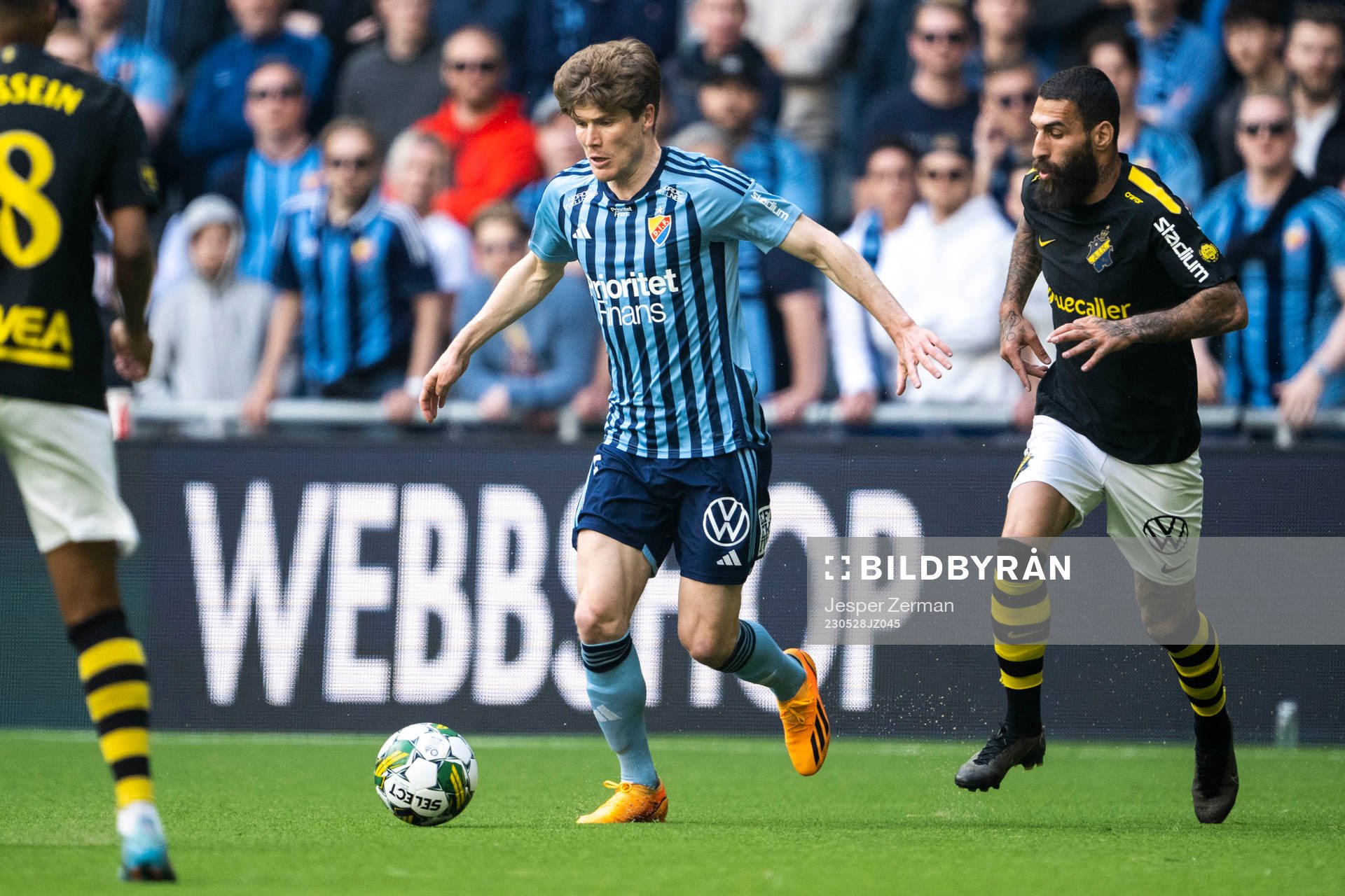 Djurgårdens Oliver Berg och AIKs Jimmy Durmaz