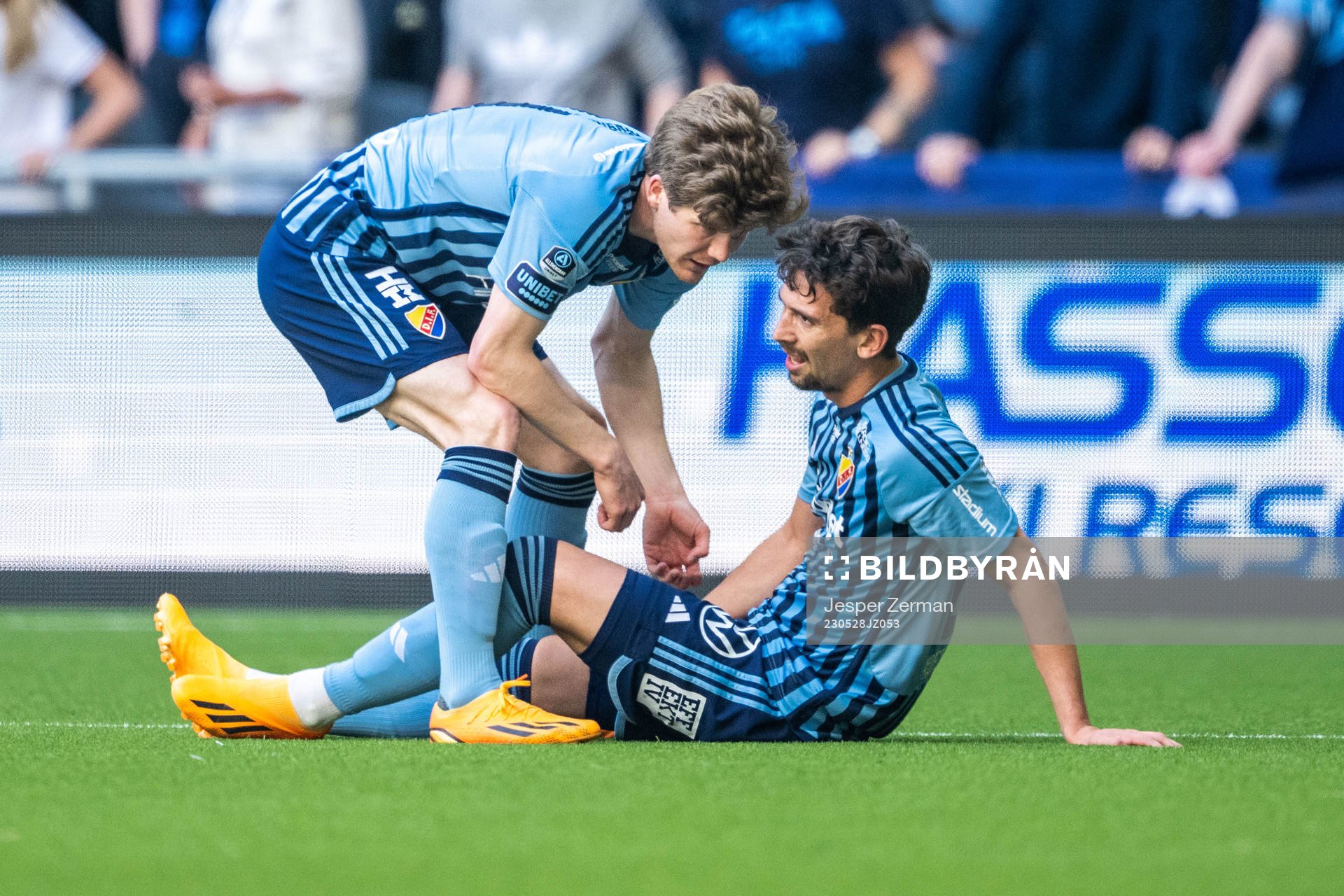 Djurgårdens Gustav Wikheim har ont