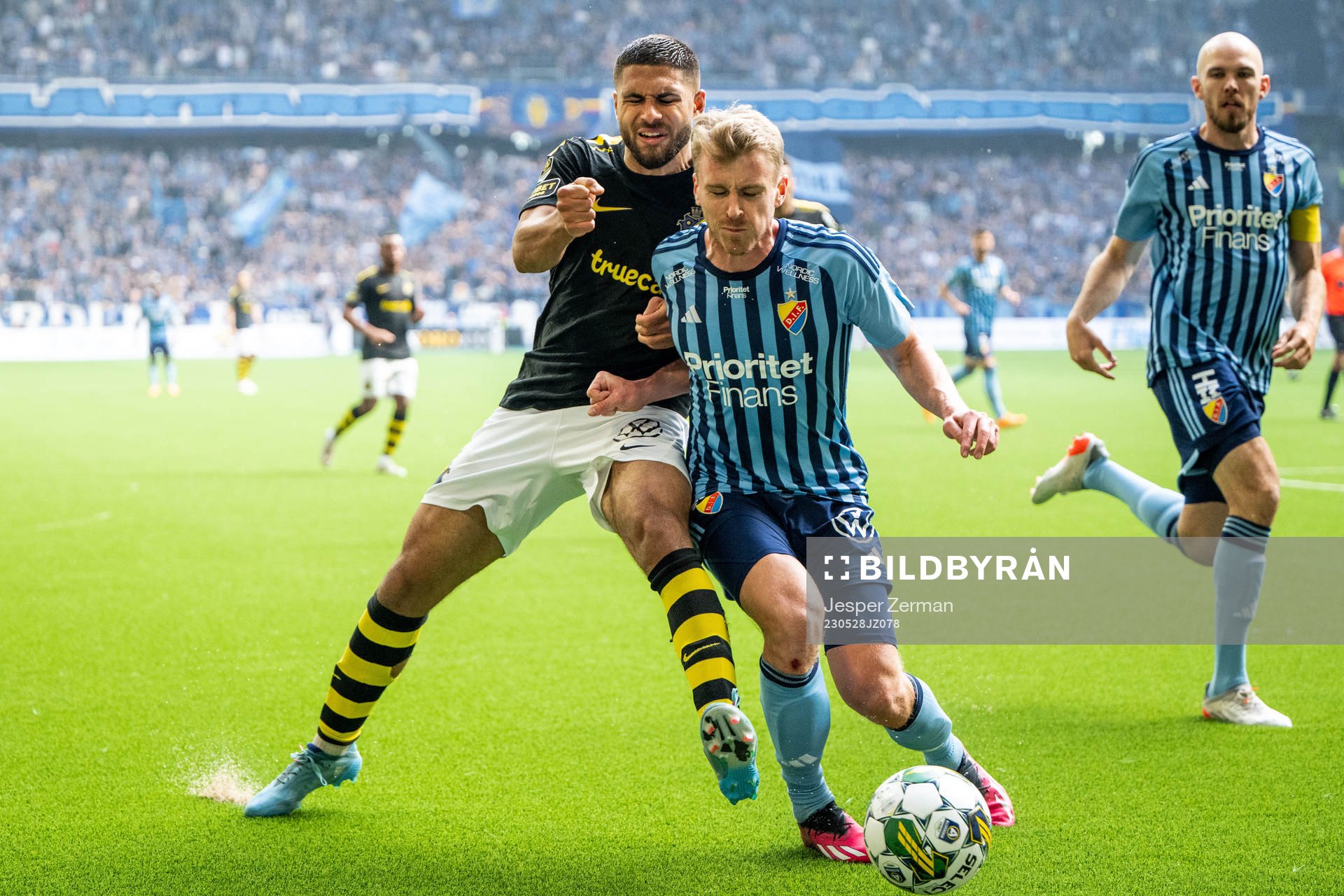AIKs Omar Faraj och Djurgårdens Rasmus Schuller