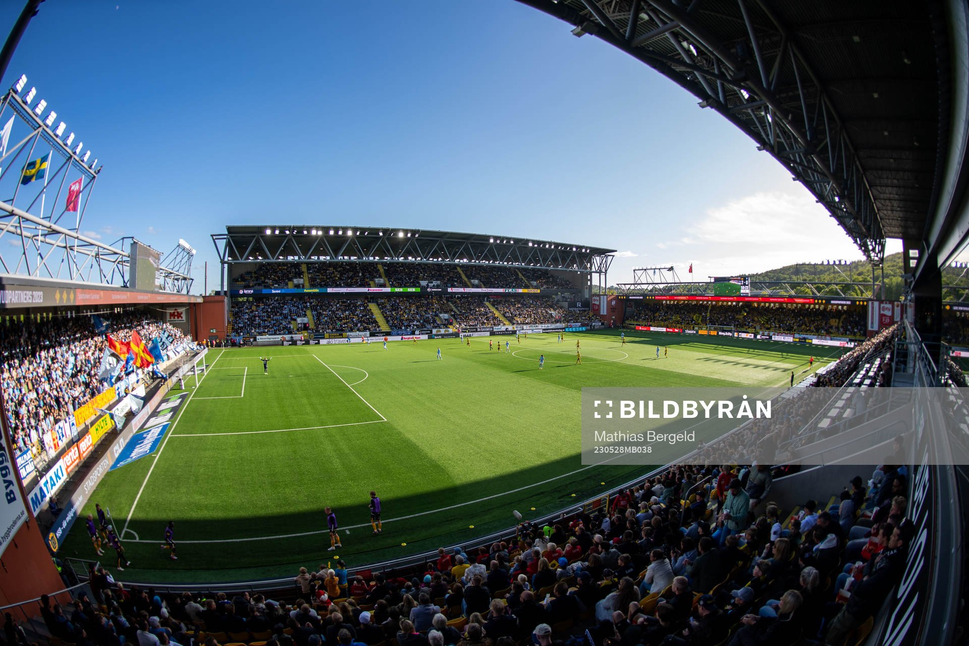 Interiör av Borås Arena