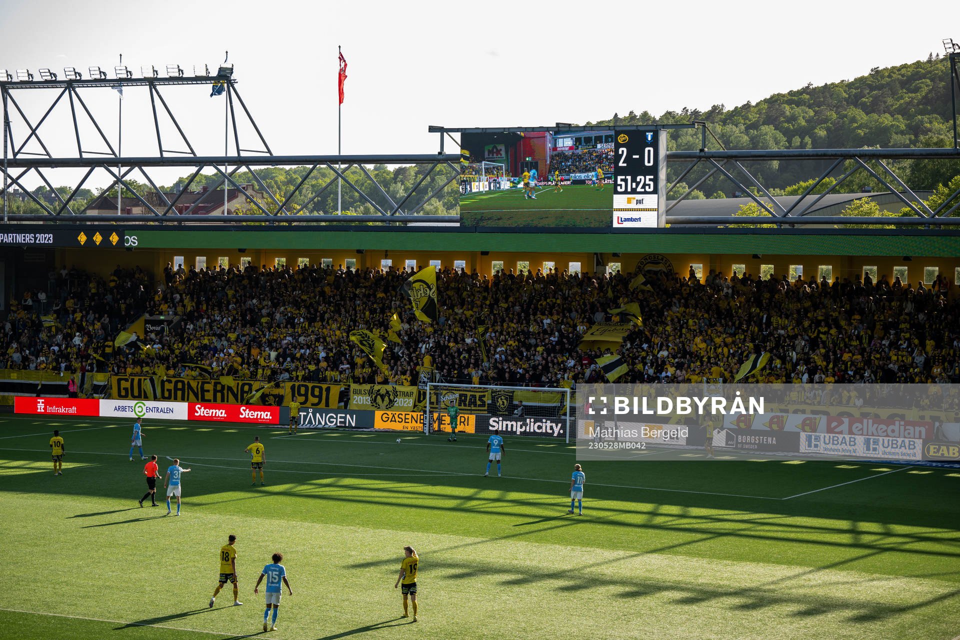 Interiör av Borås Arena