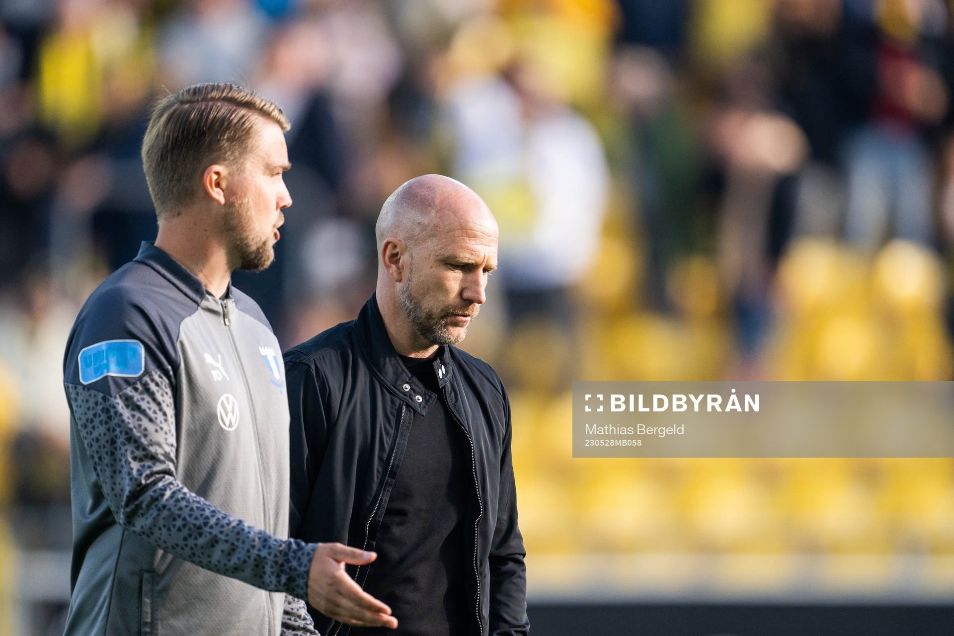 Malmö FFs tränare Henrik Rydström deppar