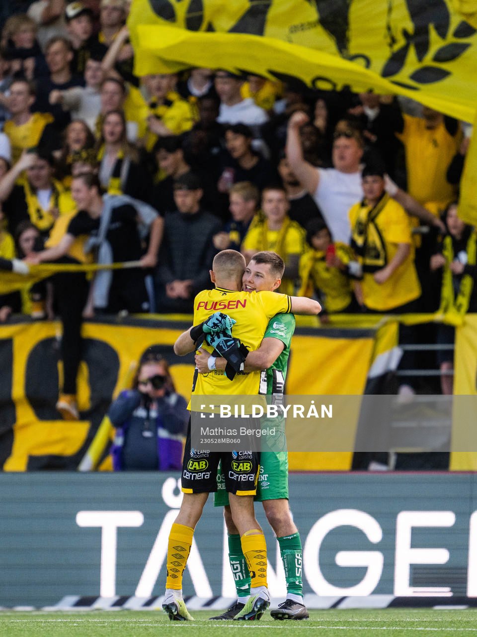 Elfsborgs Gustaf Lagerbielke och målvakt Hakon