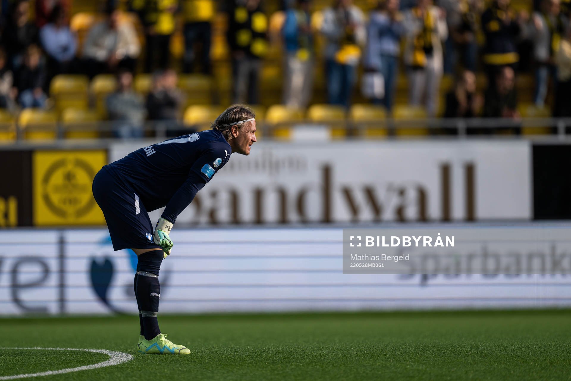 Malmö FFs målvakt Johan Dahlin