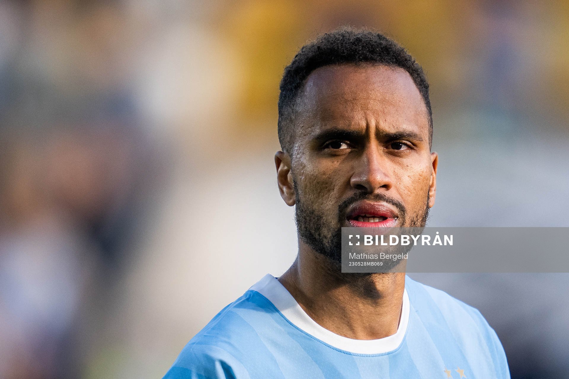 Malmö FFs Isaac Kiese Thelin deppar