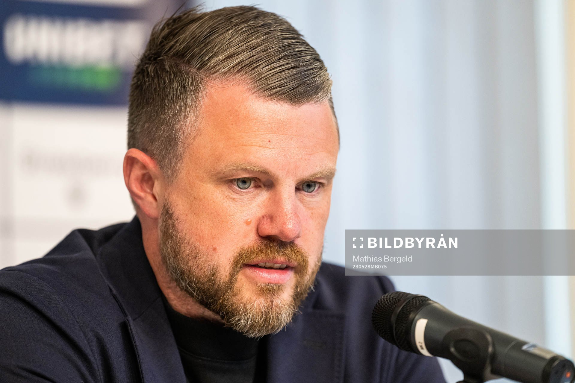 Elfsborgs manager Jimmy Thelin på presskonferensen