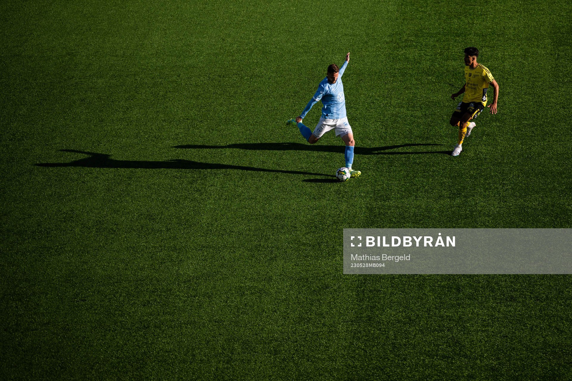 Malmö FFs Lasse Nielsen och Elfsborgs Ahmed Qasem