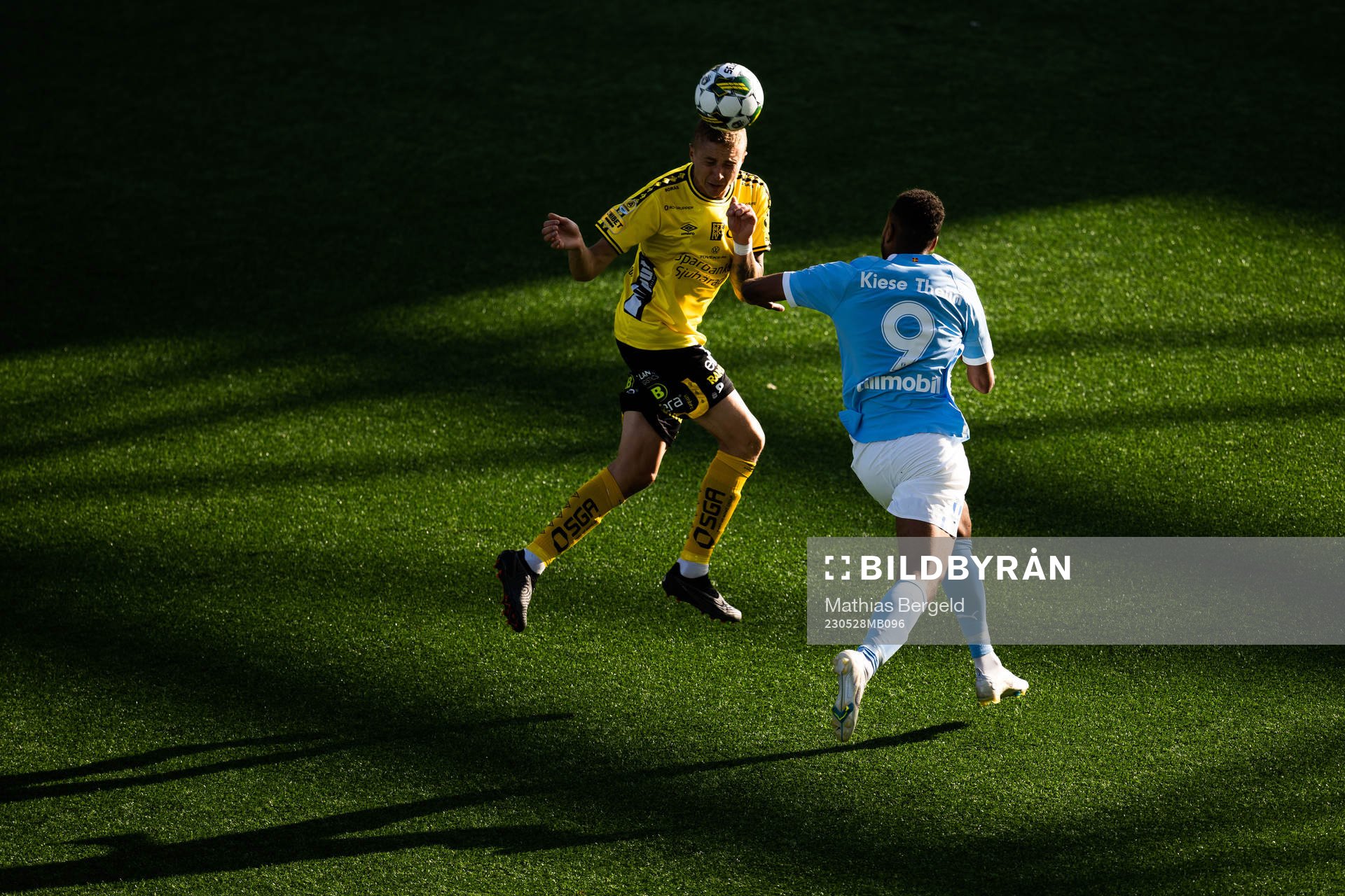 Elfsborgs Andre Ibsen Rømer och Malmö FFs Isaac Kiese