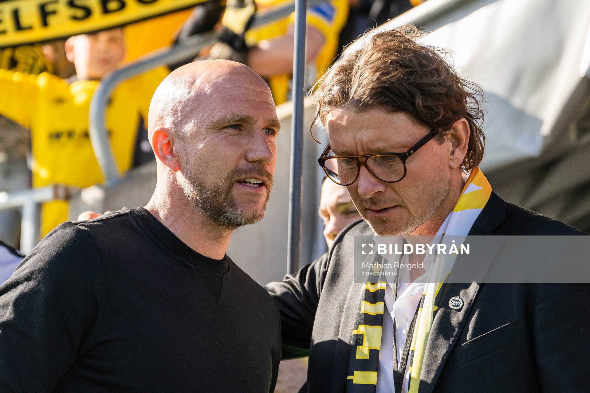 Malmö FFs tränare Henrik Rydström och Elfsborgs