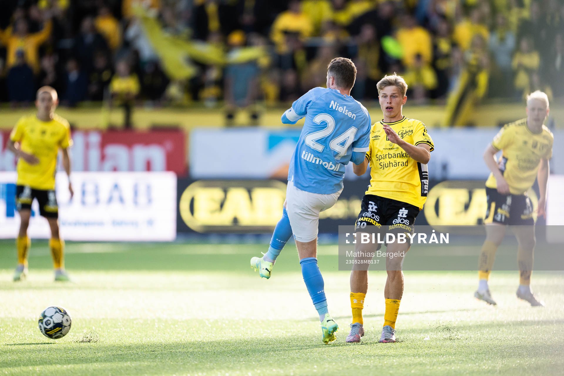 Malmö FFs Lasse Nielsen och Elfsborgs Gottfrid Rapp