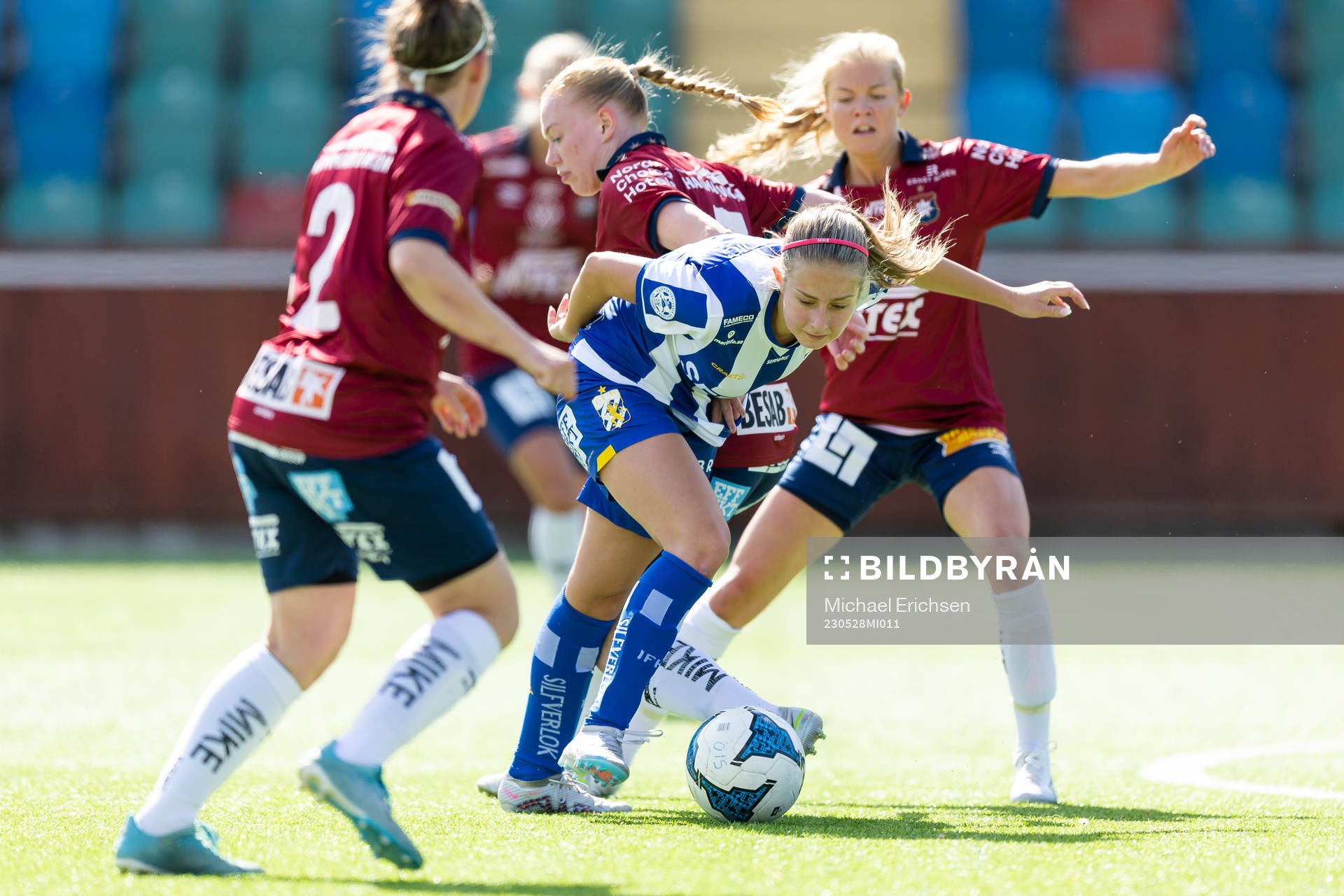 IFK Göteborgs Isabella Svanström och Örgrytes Emma