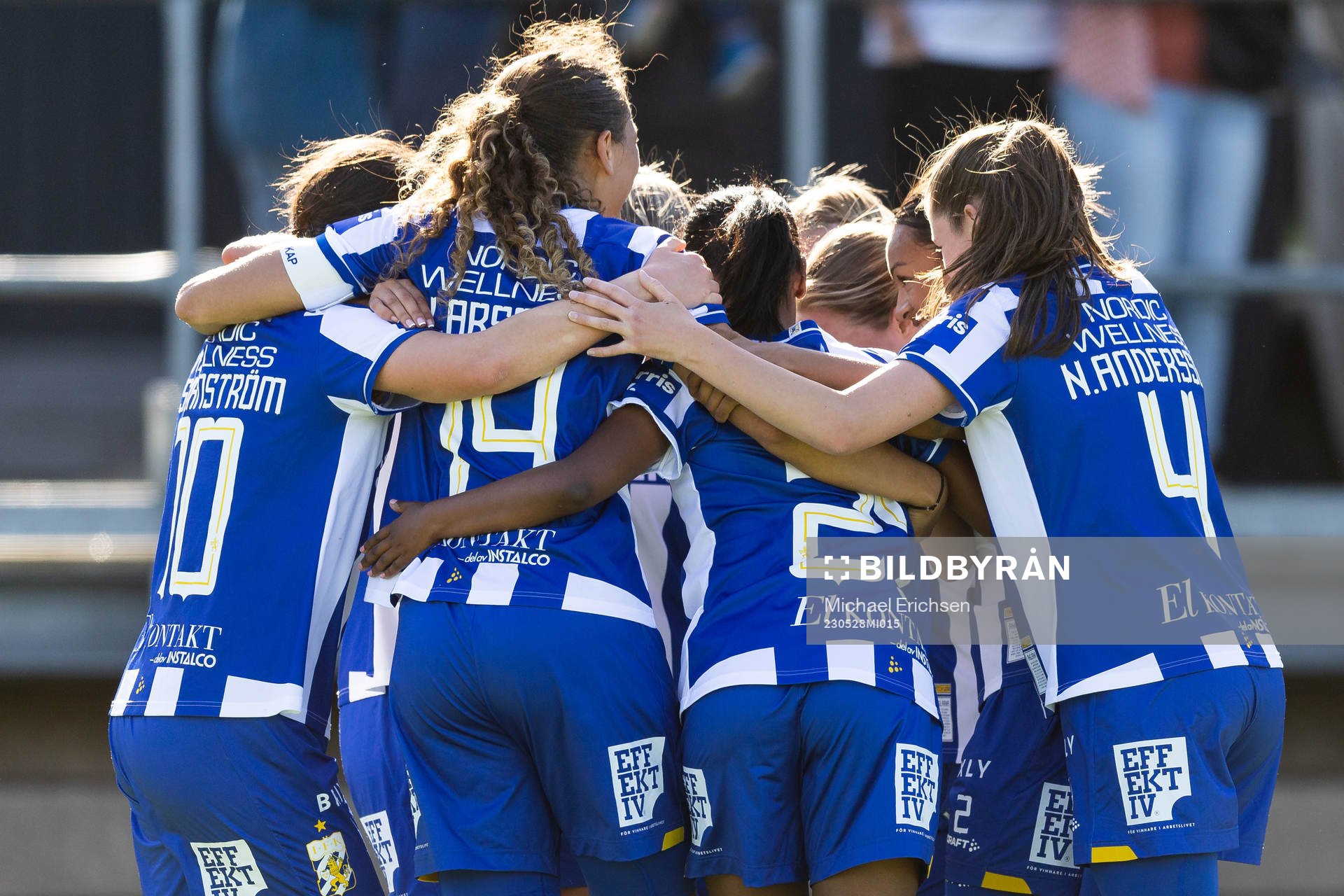 IFK Göteborgs Filippa Hopkins jublar med lagkamrater