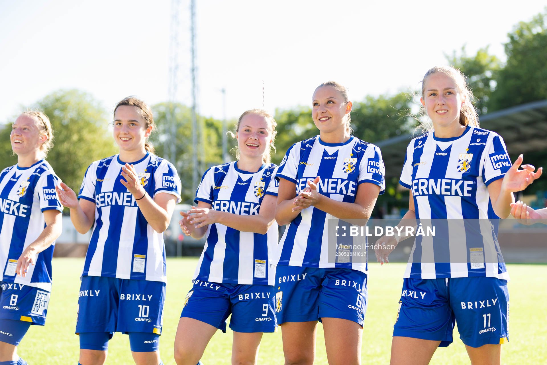 IFK Göteborgs Ulrika Bredin, Victoria Svanström, Thilda