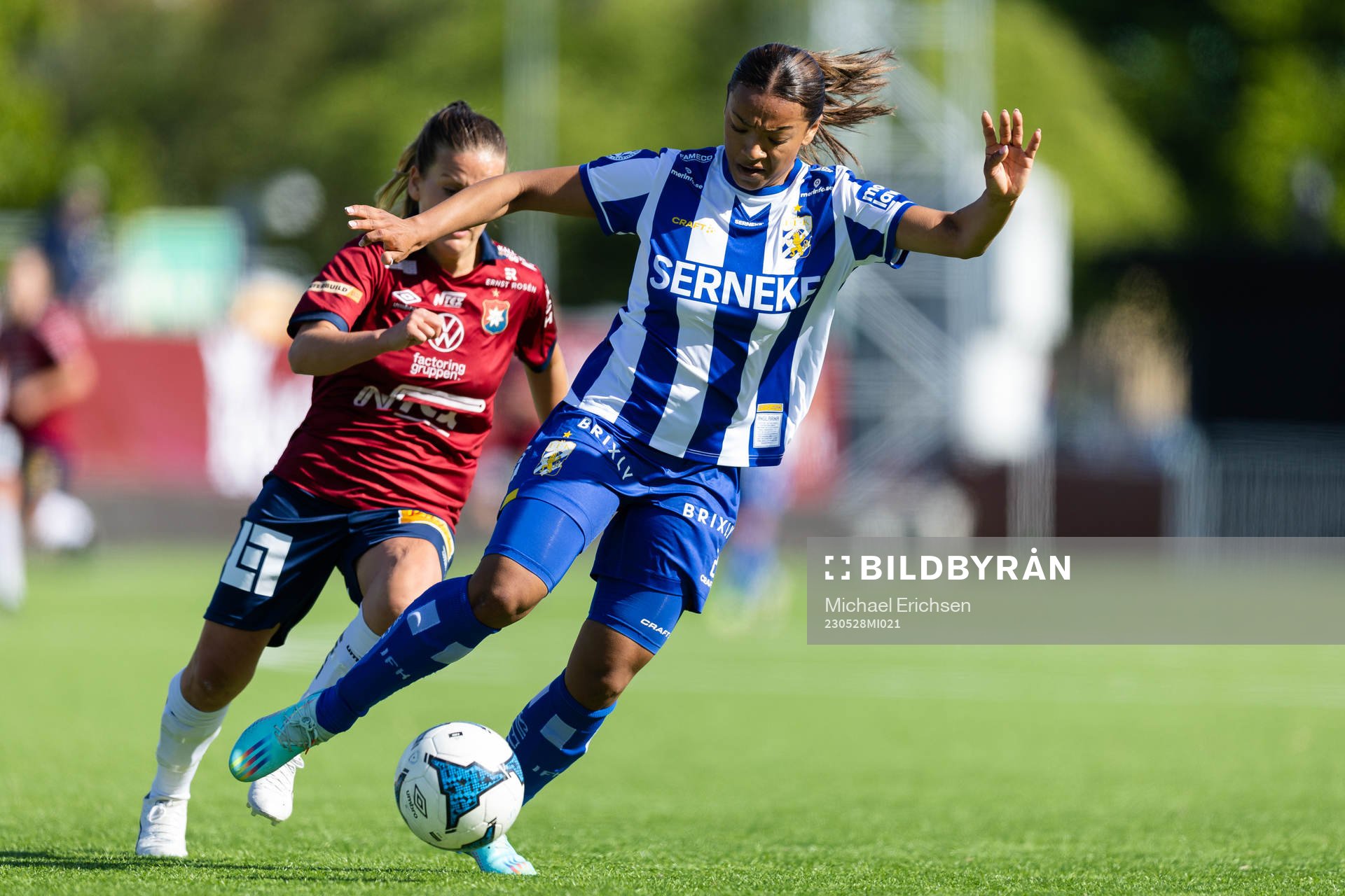 Örgrytes Frida Bremer och IFK Göteborgs Ashley Hellström