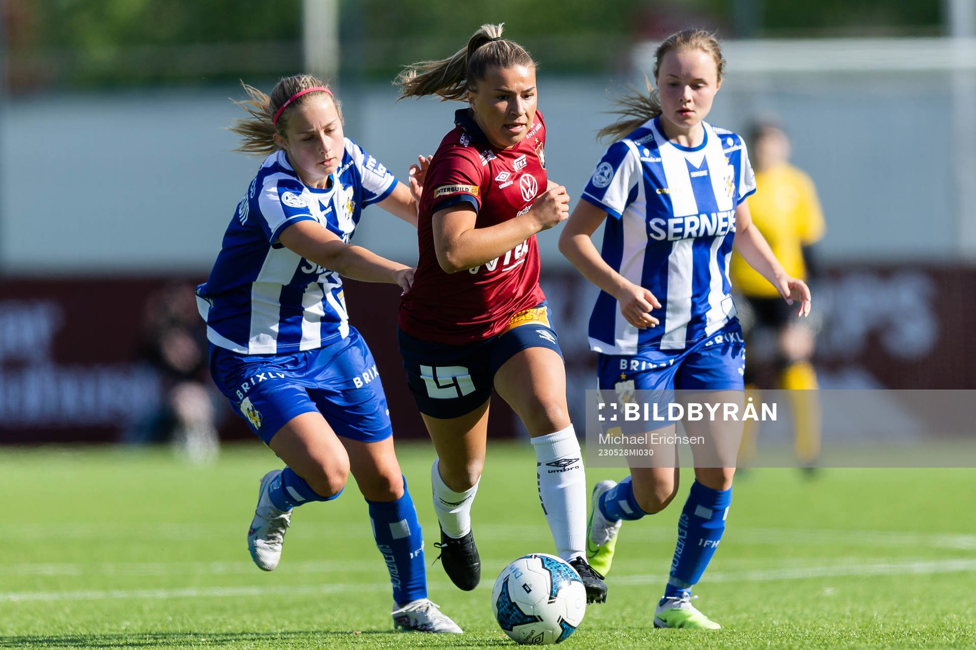 IFK Göteborgs Isabella Svanström och Örgrytes Nicole
