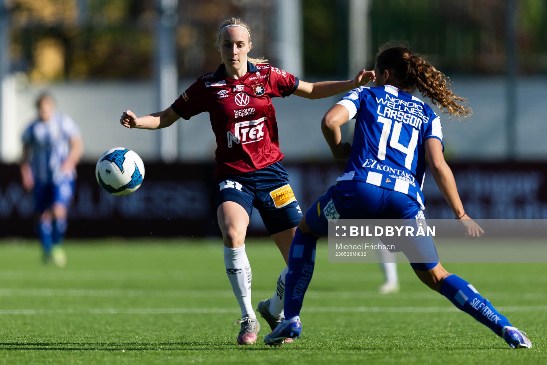 Örgrytes Elsa Mauléon Stenudd och IFK Göteborgs Malva