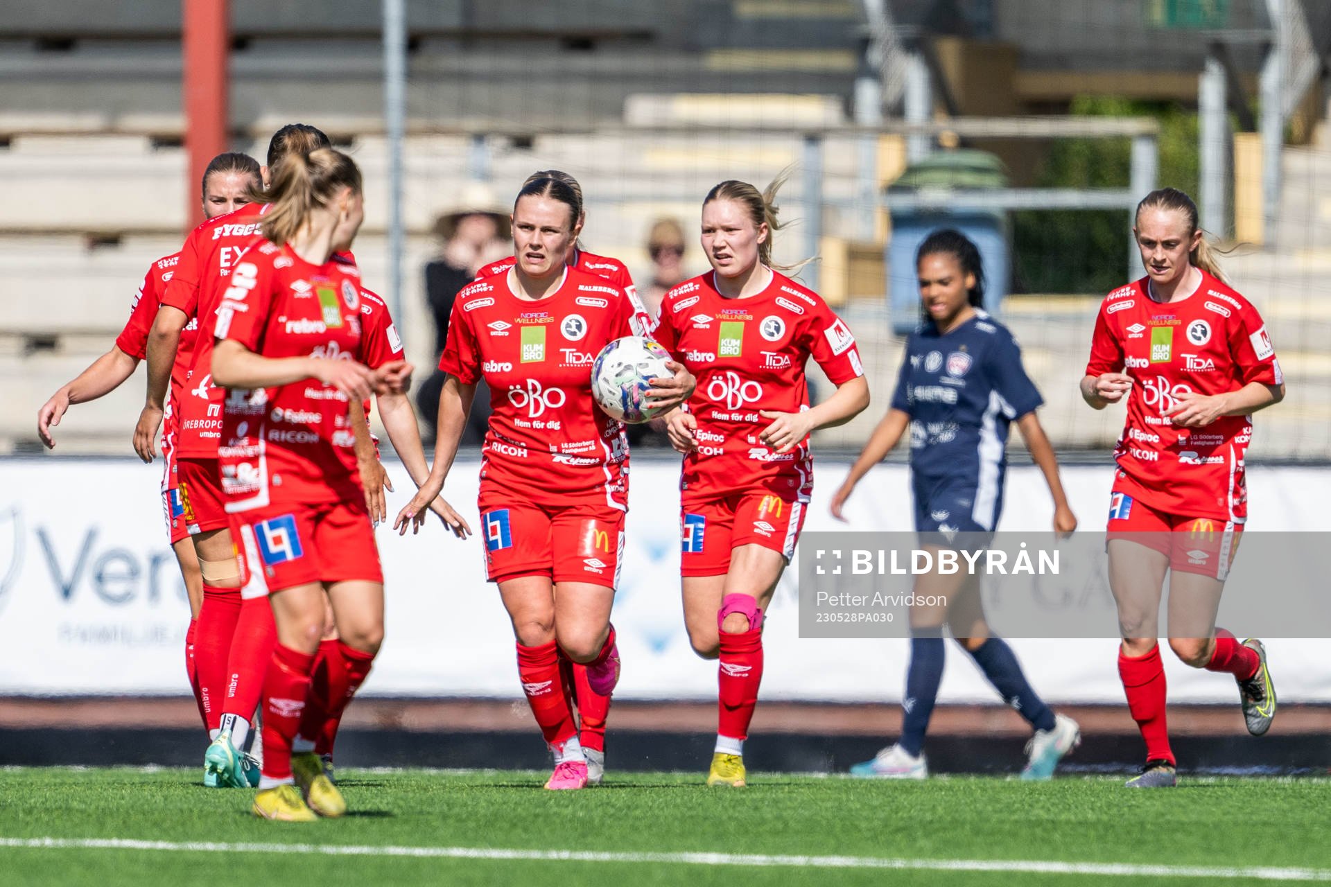 Örebros Maja Bodin jublar