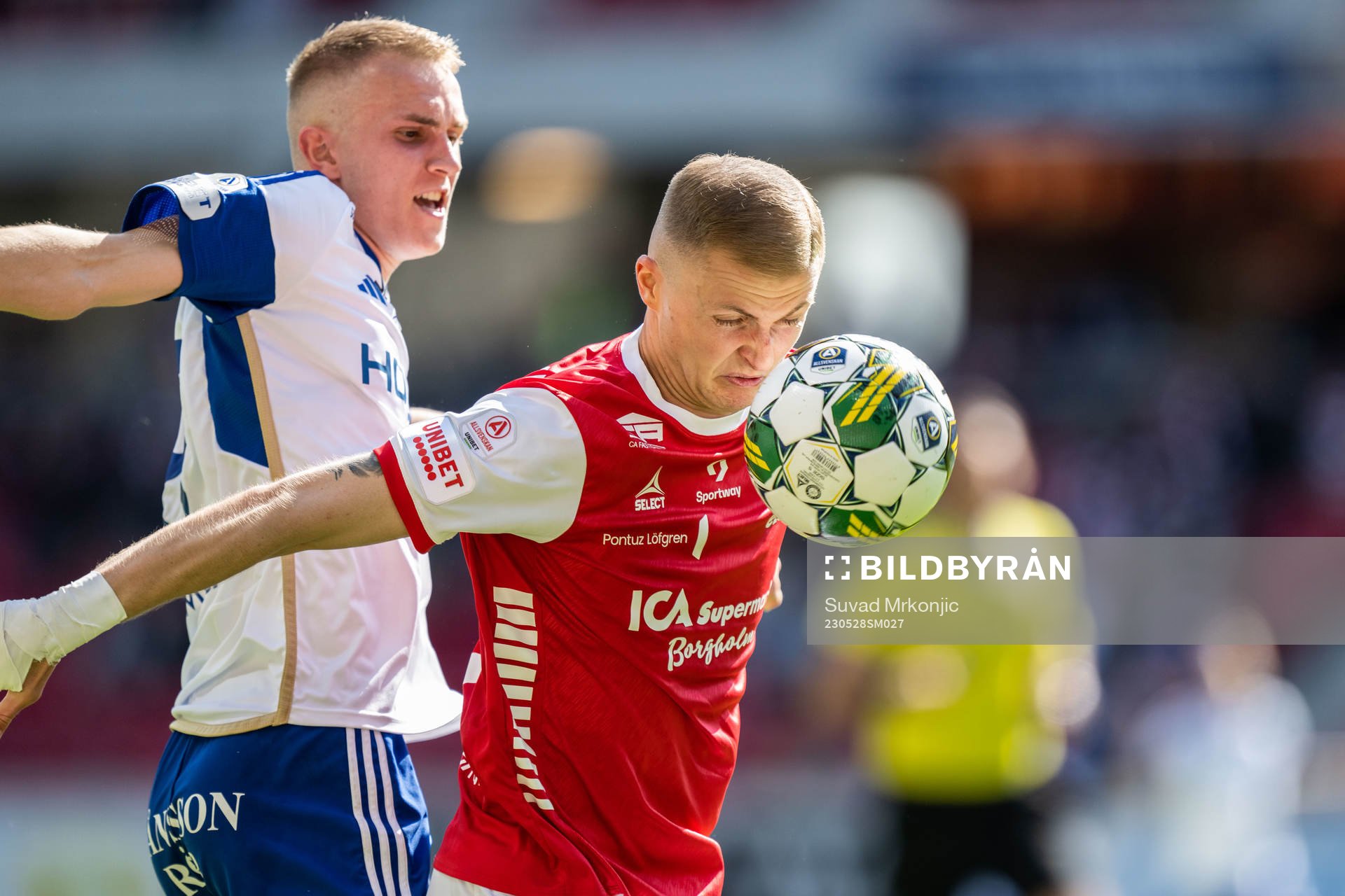 IFK Norrköpings Victor Stange Lind och Kalmars David