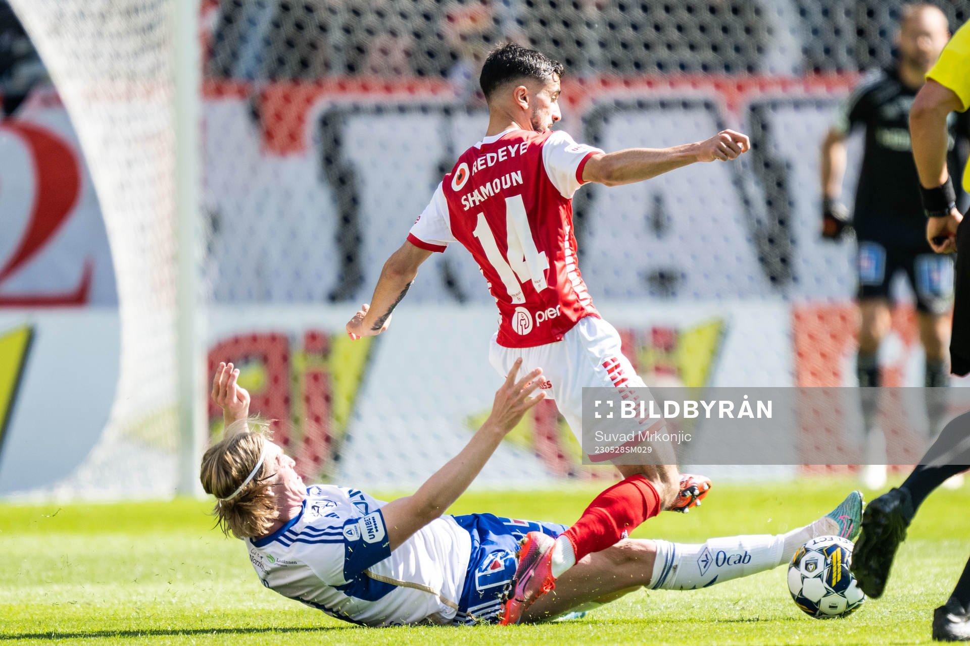 IFK Norrköpings Daniel Fritz Eid och Kalmars Noah Shamoun