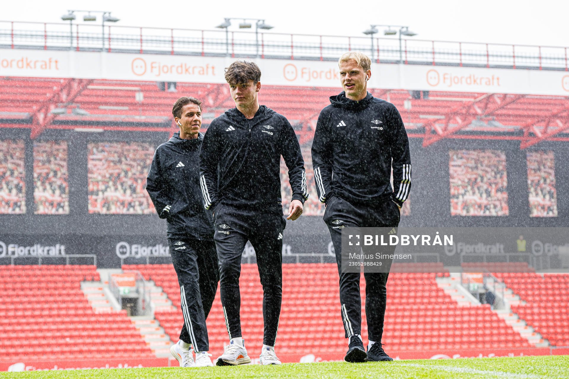 Sverre Halseth Nypan and Morten Bjørlo of Rosenborg
