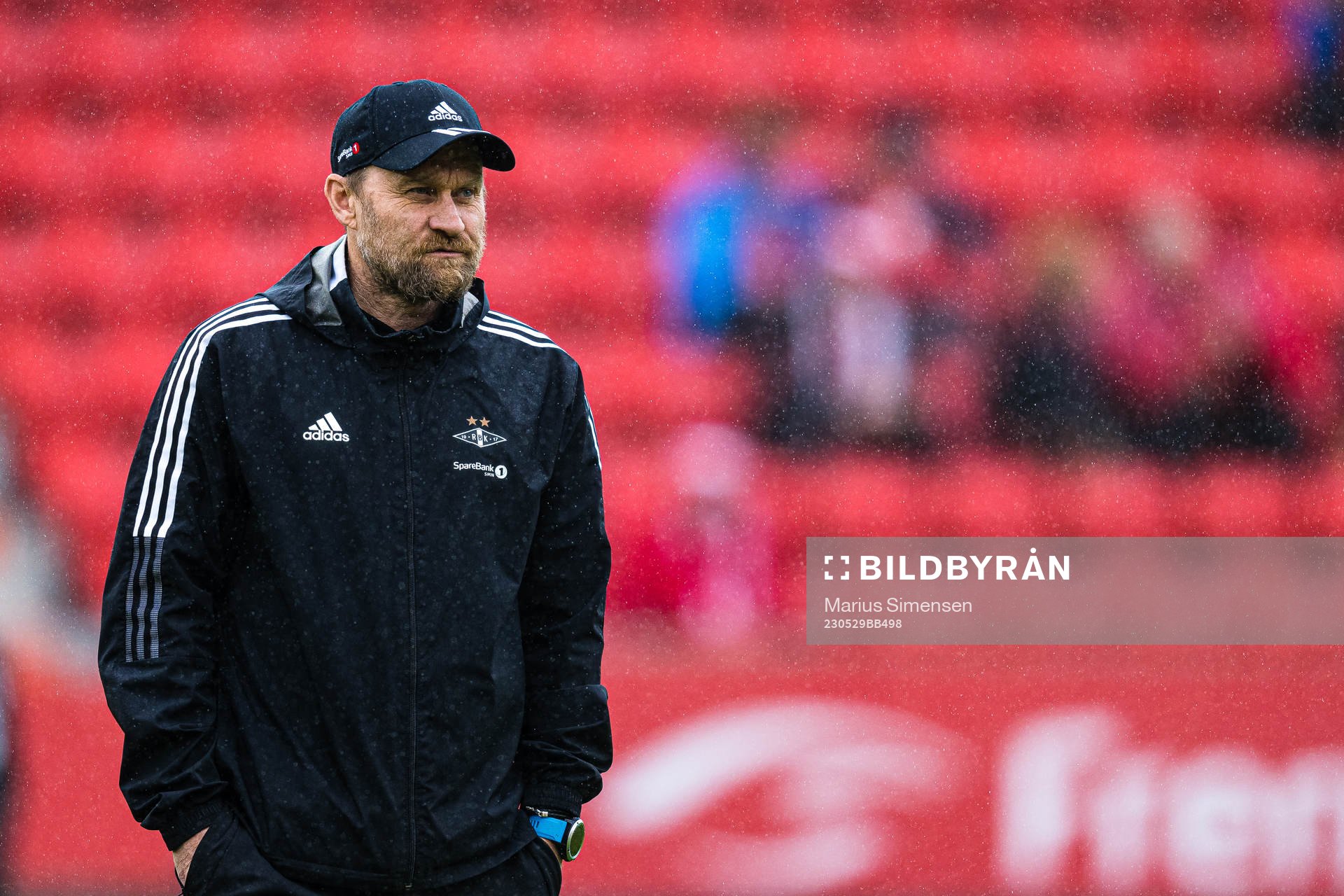 Geir Frigård, assistant coach of Rosenborg, ahead of the Eliteserien match between Brann and Rosenborg on May 29, 2023 in Bergen.